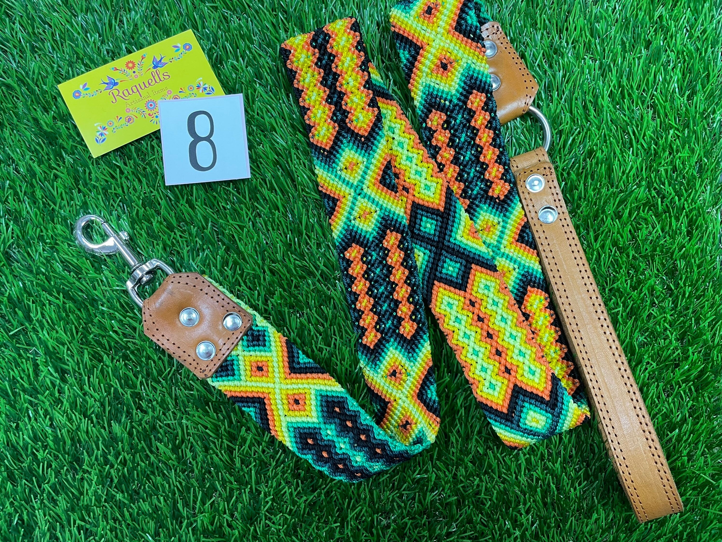 Image of Mexican Large/XLarge Breed Dog Leashes - Artisanal Handmade Dog Leashes