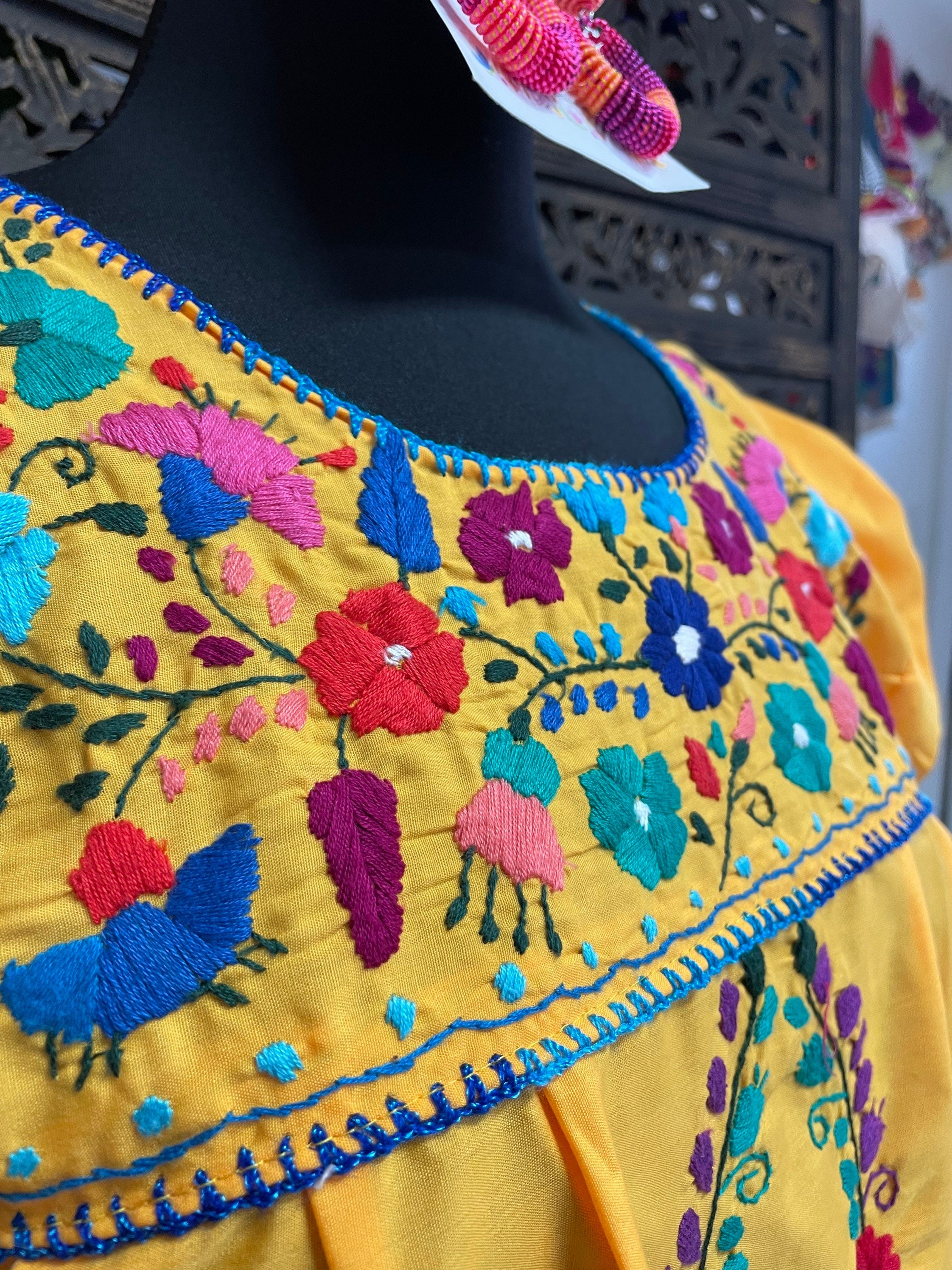 Beautiful Extra Embroidery Blouses - Mexican Traditional Blouses - Size Small/Medium