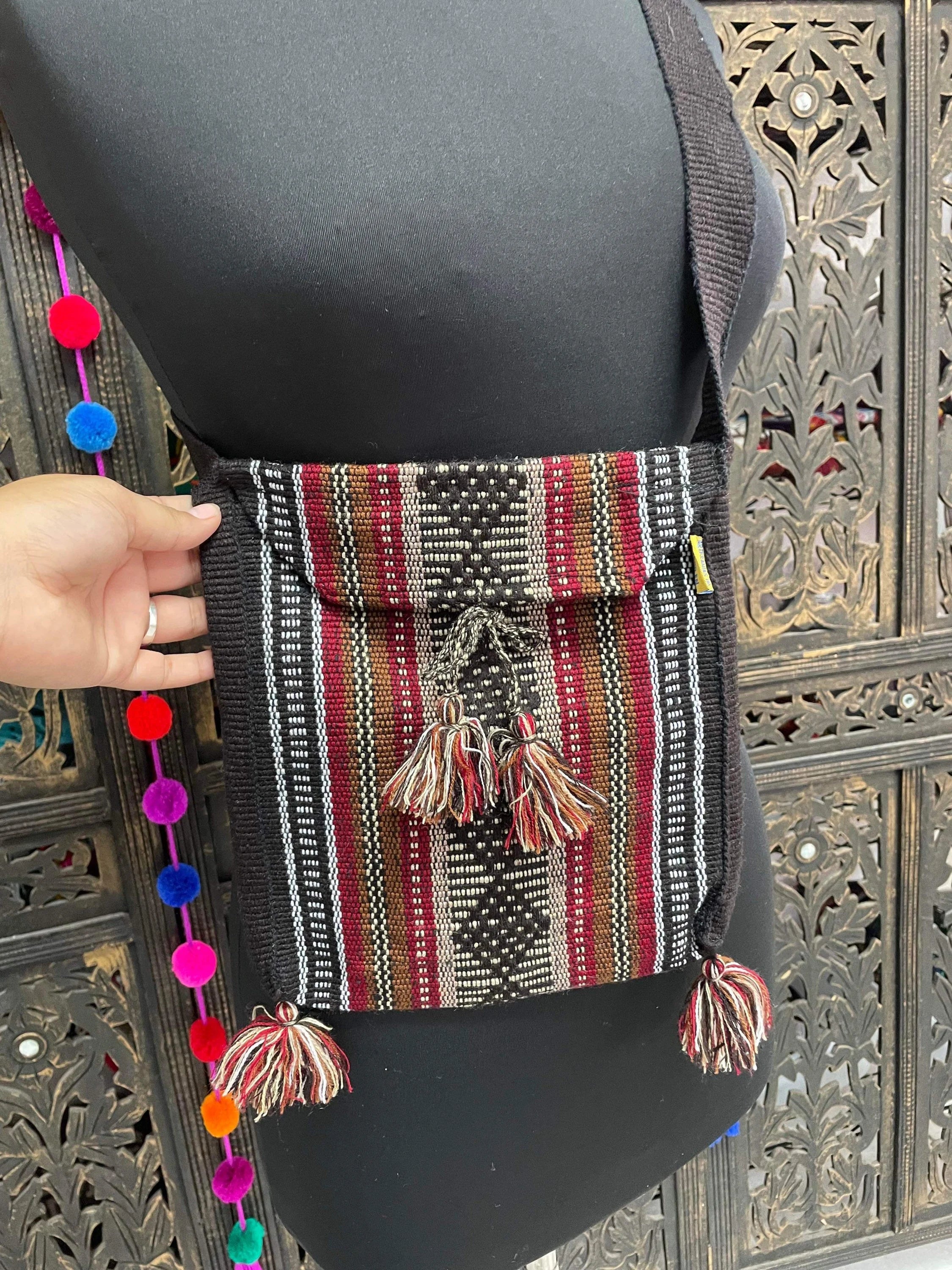 Artisan Made Crossbody Rag Bag