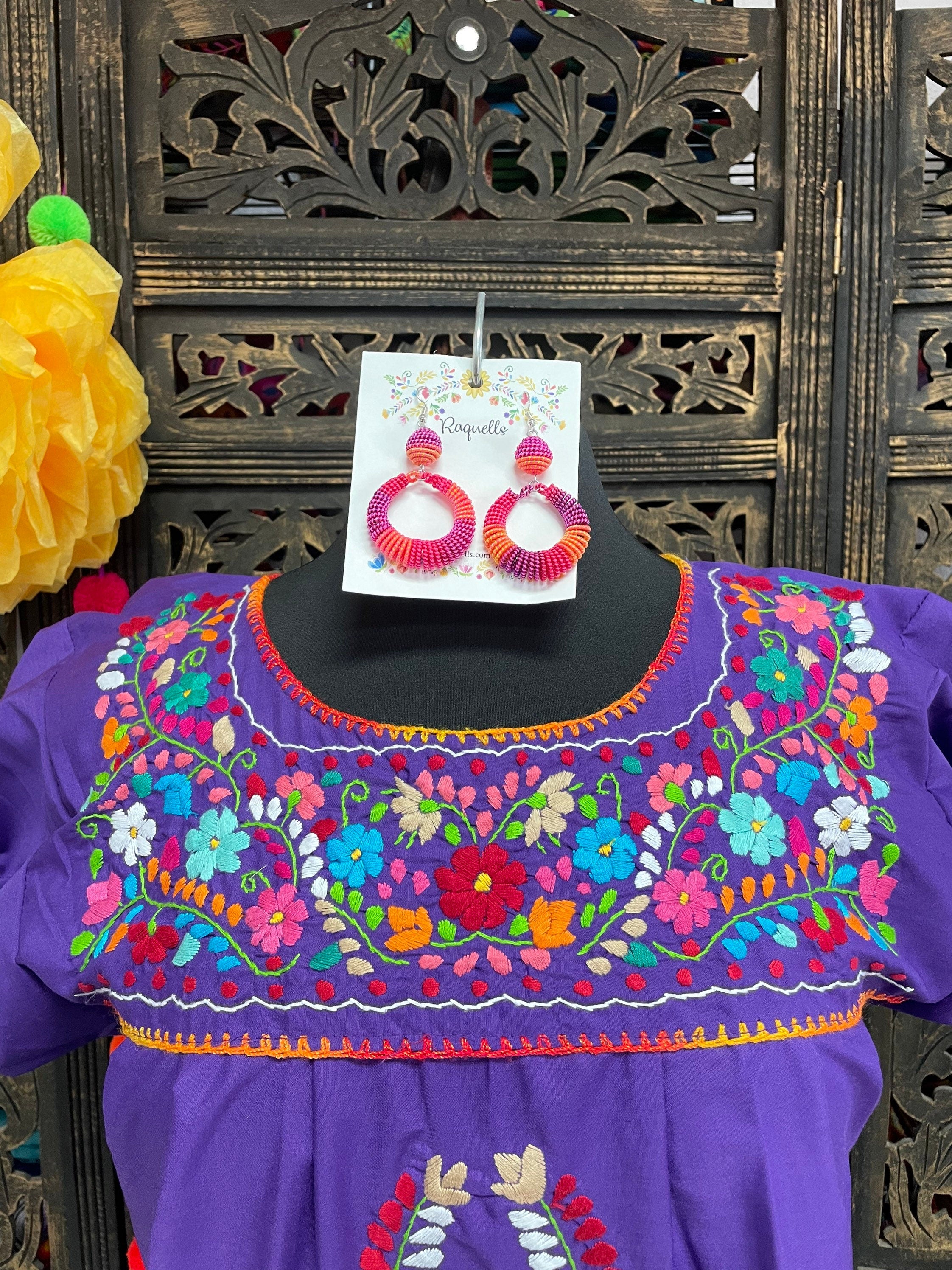 Beautiful Extra Embroidery Blouses - Mexican Traditional Blouses - Size Small/Medium