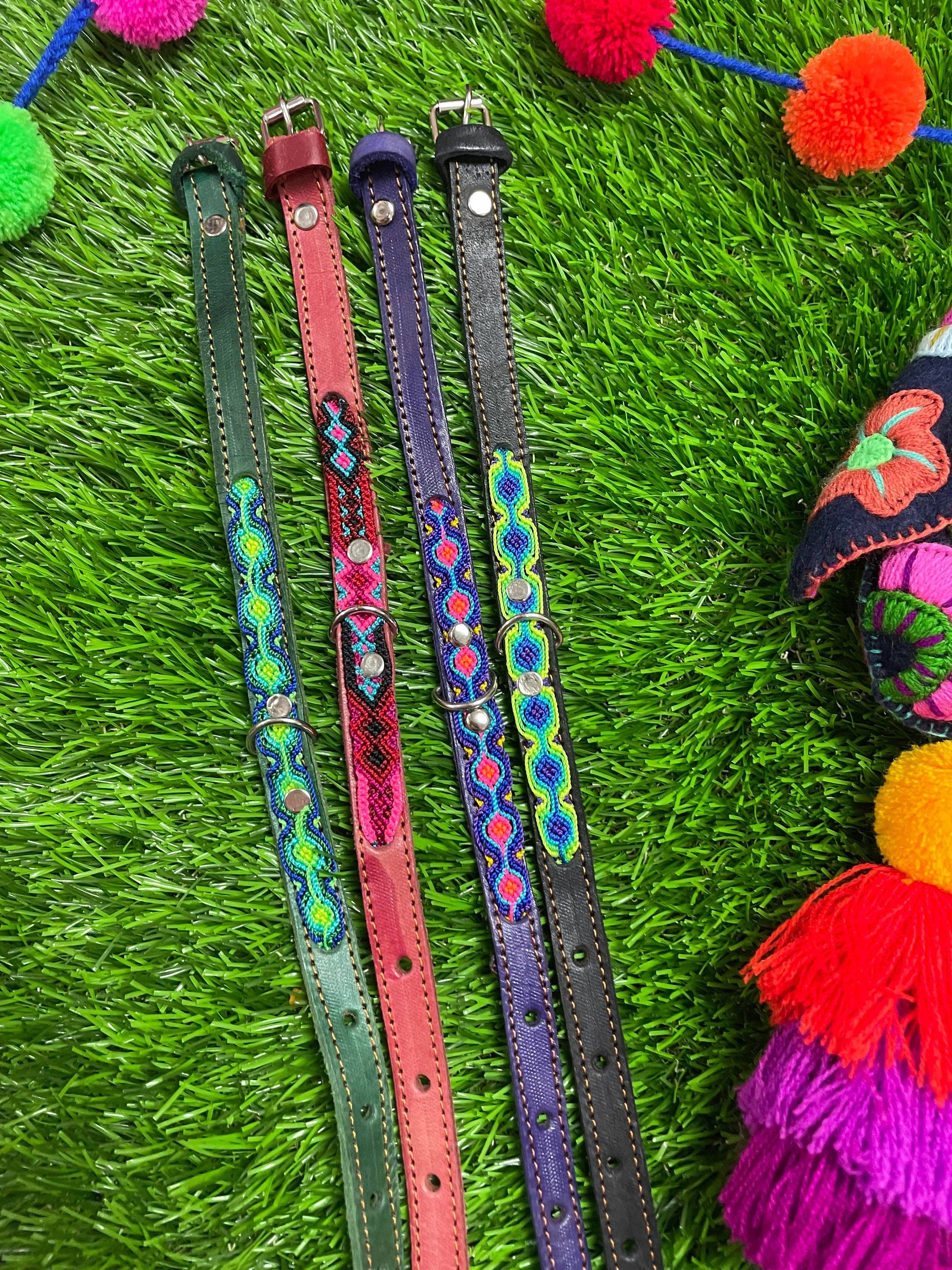 Mexican Small Breed Dog Collars - Artisanal Handmade Dog Collars