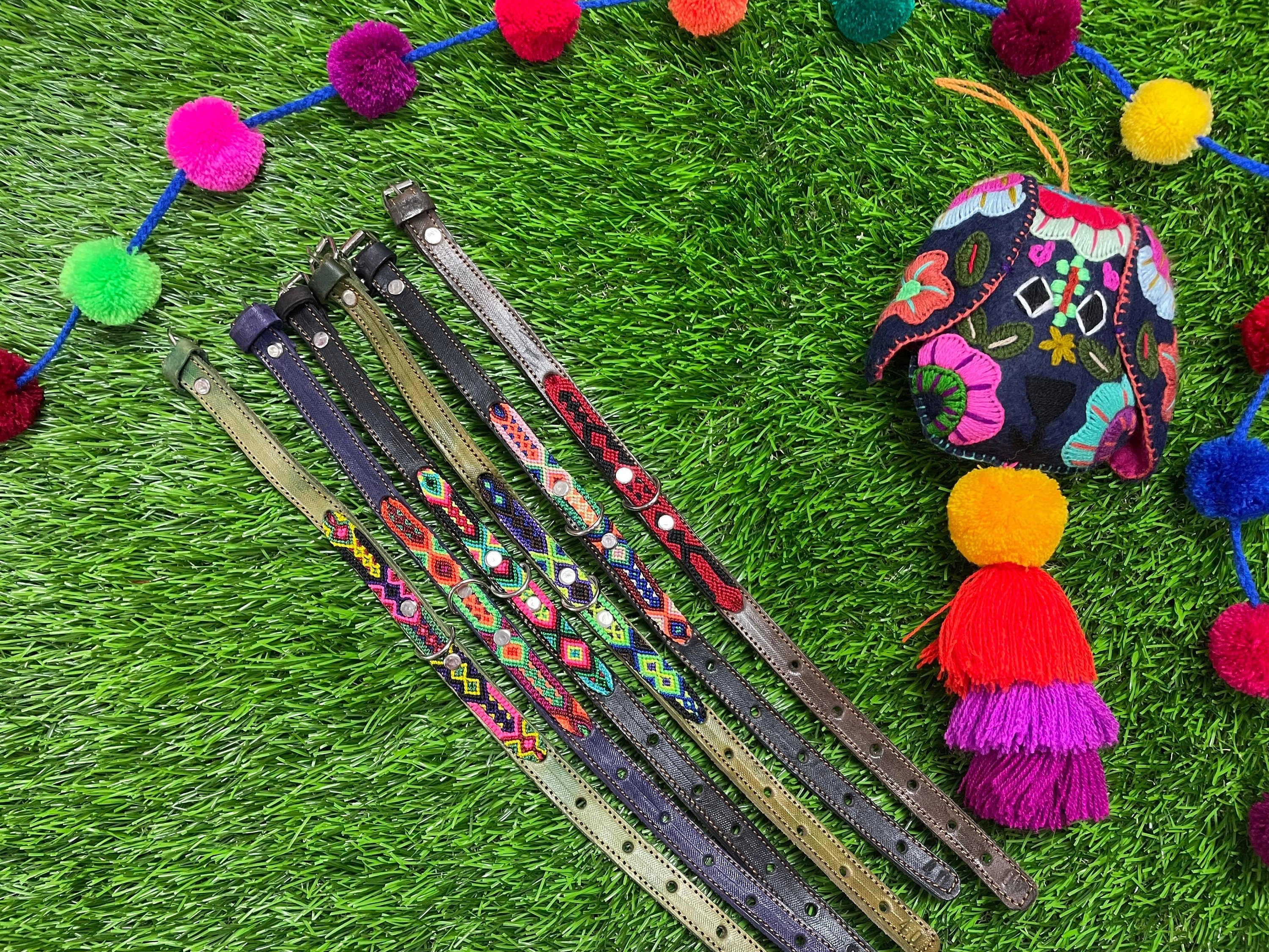 Image of Mexican Small Breed Dog Collars - Artisanal Handmade Dog Collars