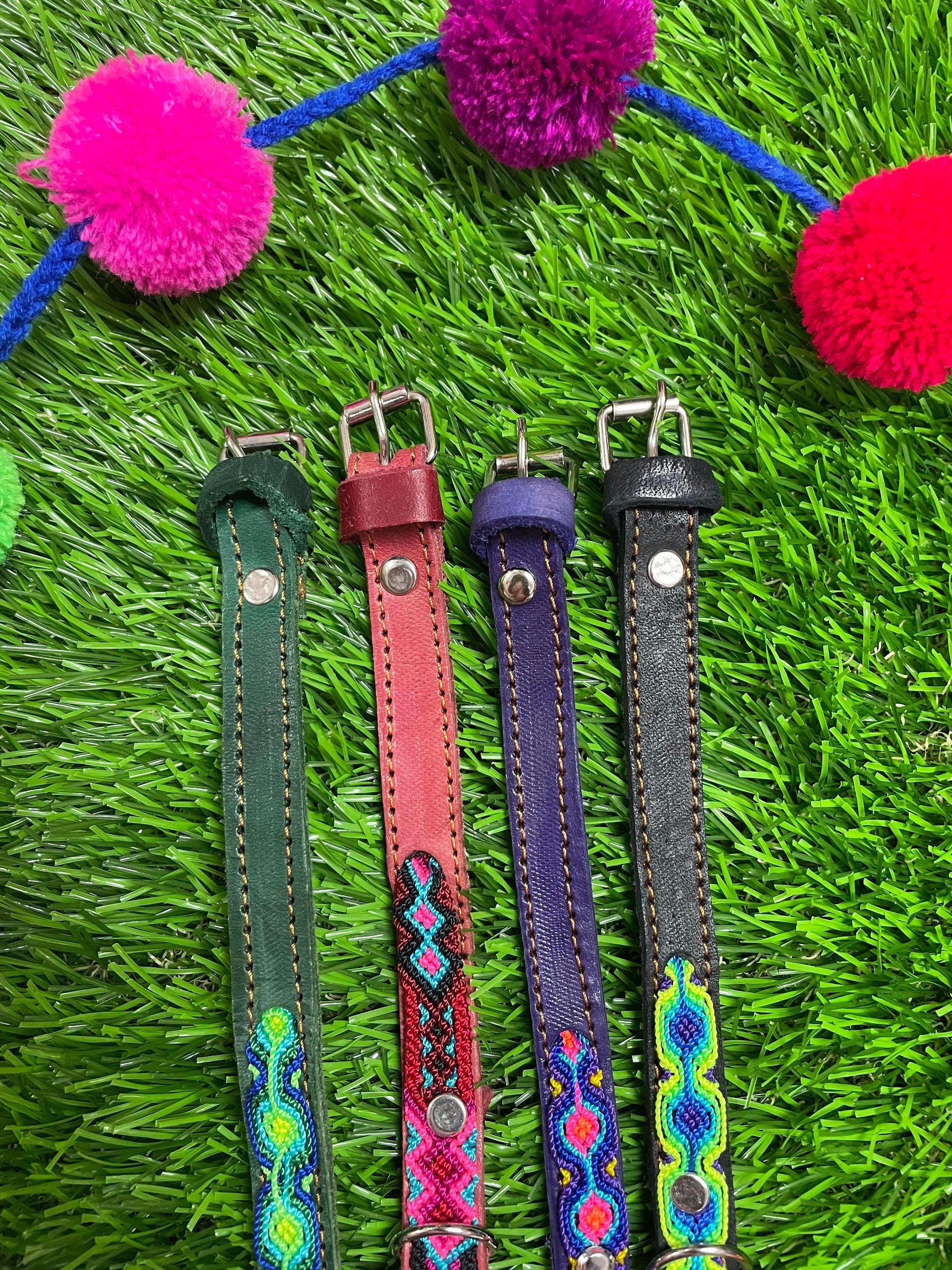 Image of Mexican Small Breed Dog Collars - Artisanal Handmade Dog Collars