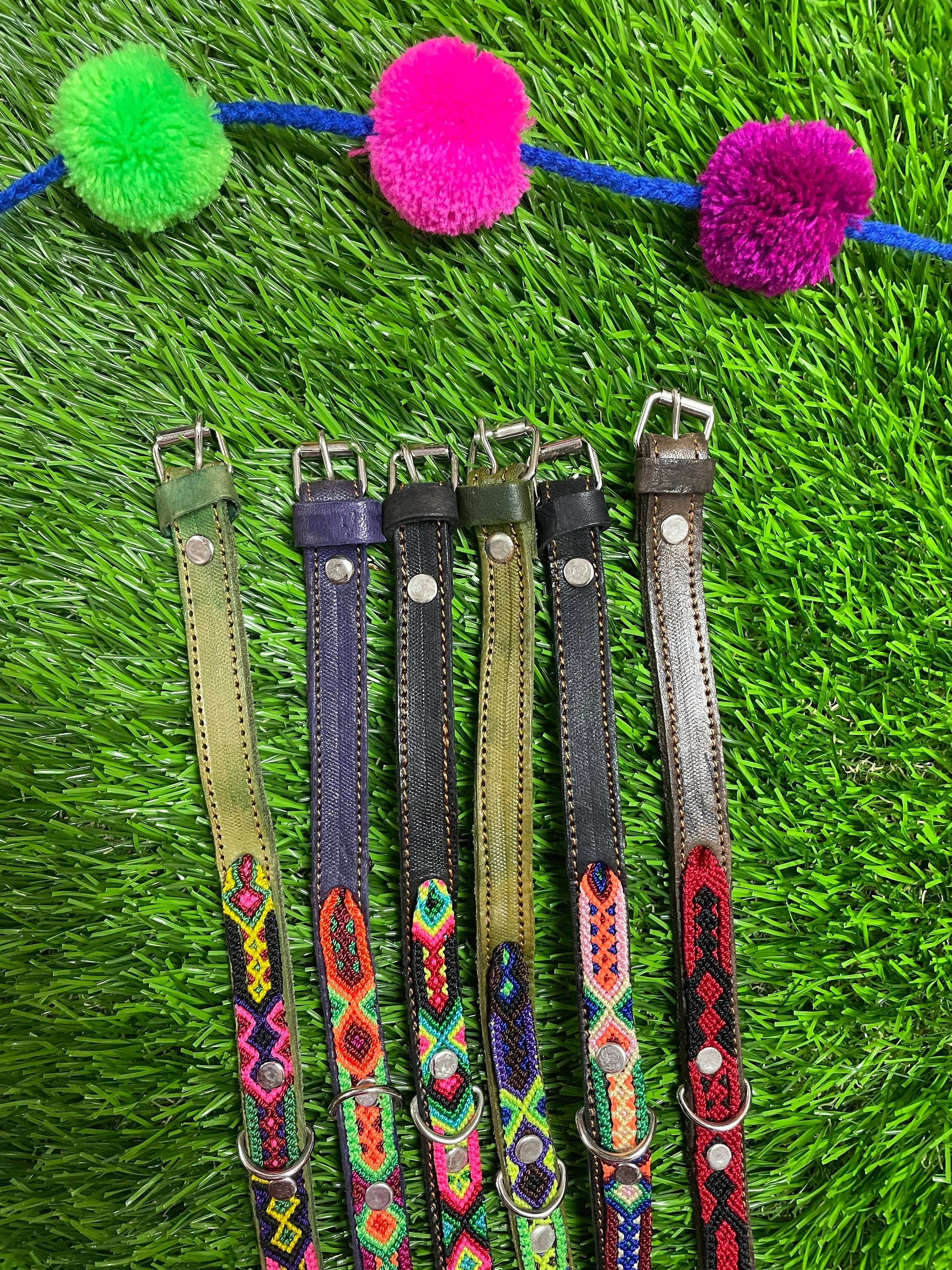 Image of Mexican Small Breed Dog Collars - Artisanal Handmade Dog Collars