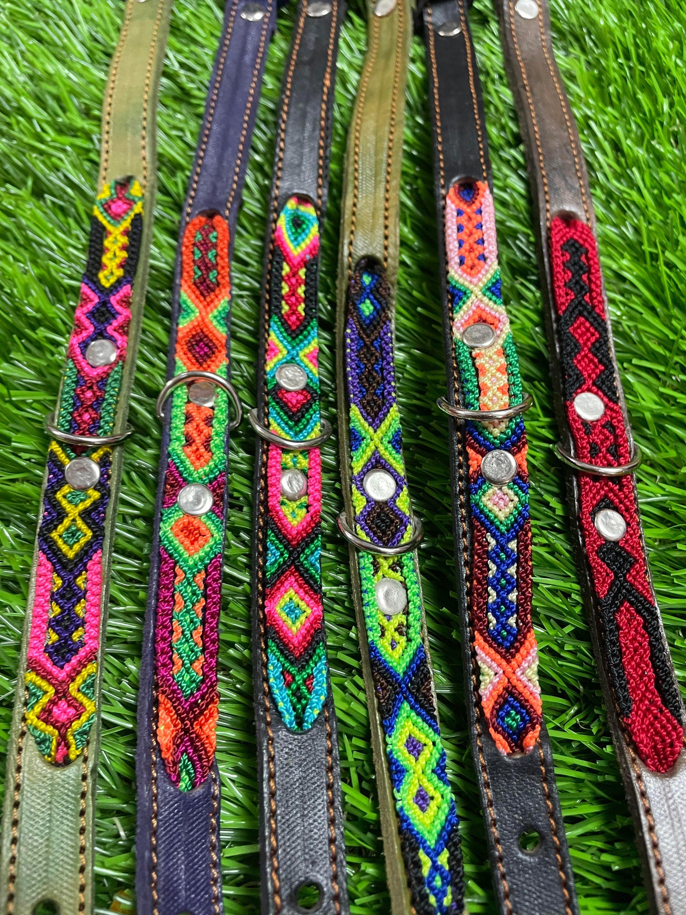 Mexican Small Breed Dog Collars - Artisanal Handmade Dog Collars