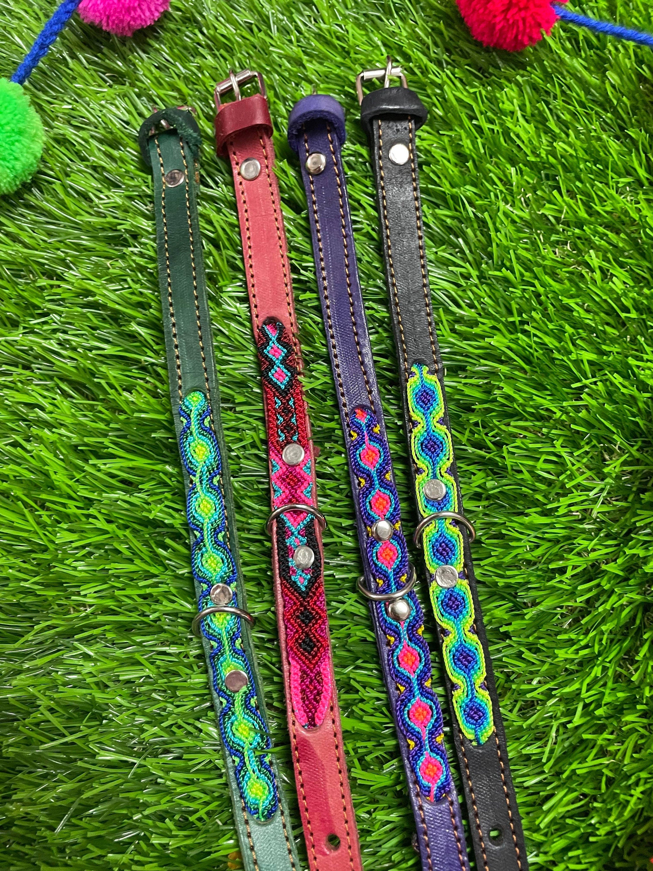 Image of Mexican Small Breed Dog Collars - Artisanal Handmade Dog Collars