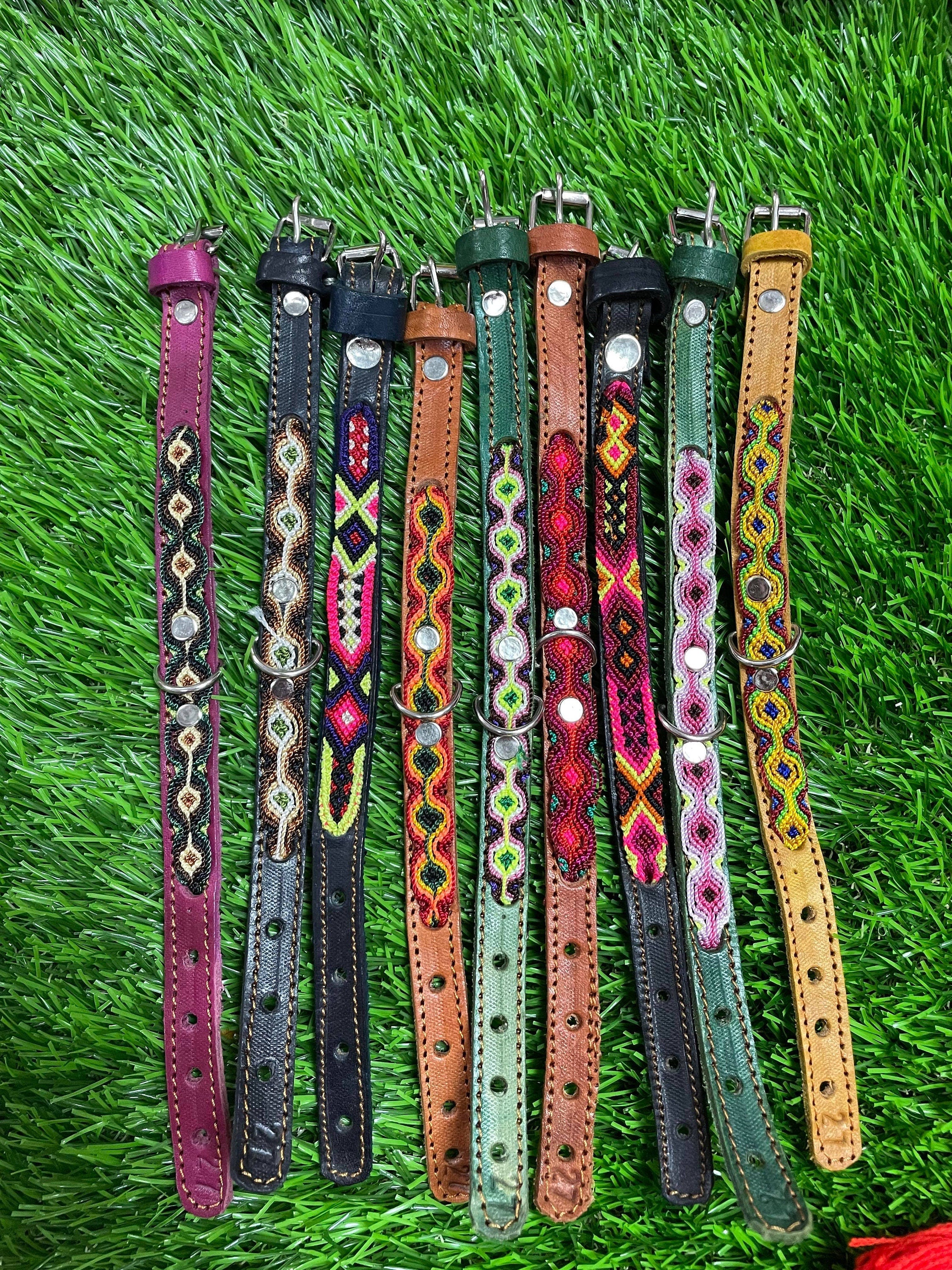 Image of Mexican XS/Small Breed Dog Collars - Artisanal Handmade Dog Collars