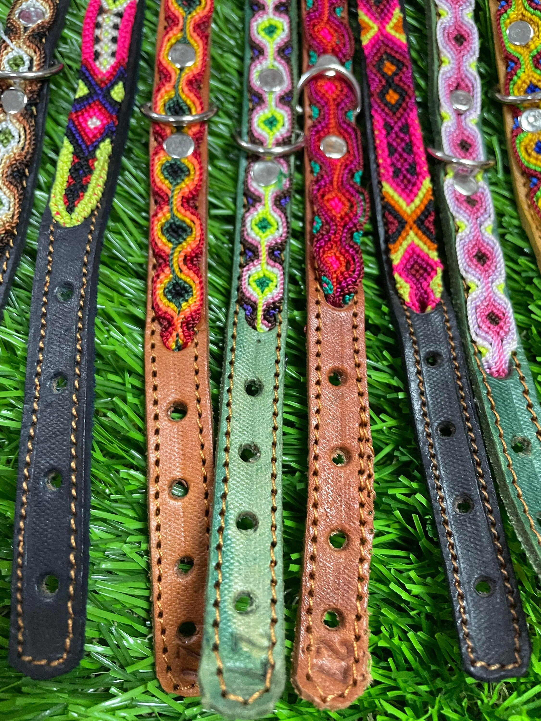 Image of Mexican XS/Small Breed Dog Collars - Artisanal Handmade Dog Collars