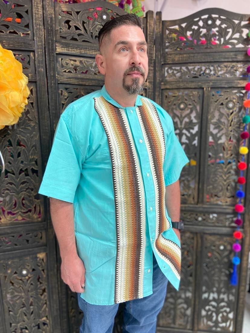 Authentic & Traditional Men’s Guayabera - Made in Yucatán, Mexico - Made by our Mexican Partners