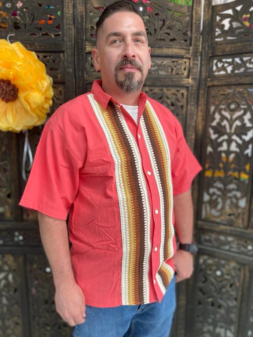 Authentic & Traditional Men’s Guayabera - Made in Yucatán, Mexico - Made by our Mexican Partners