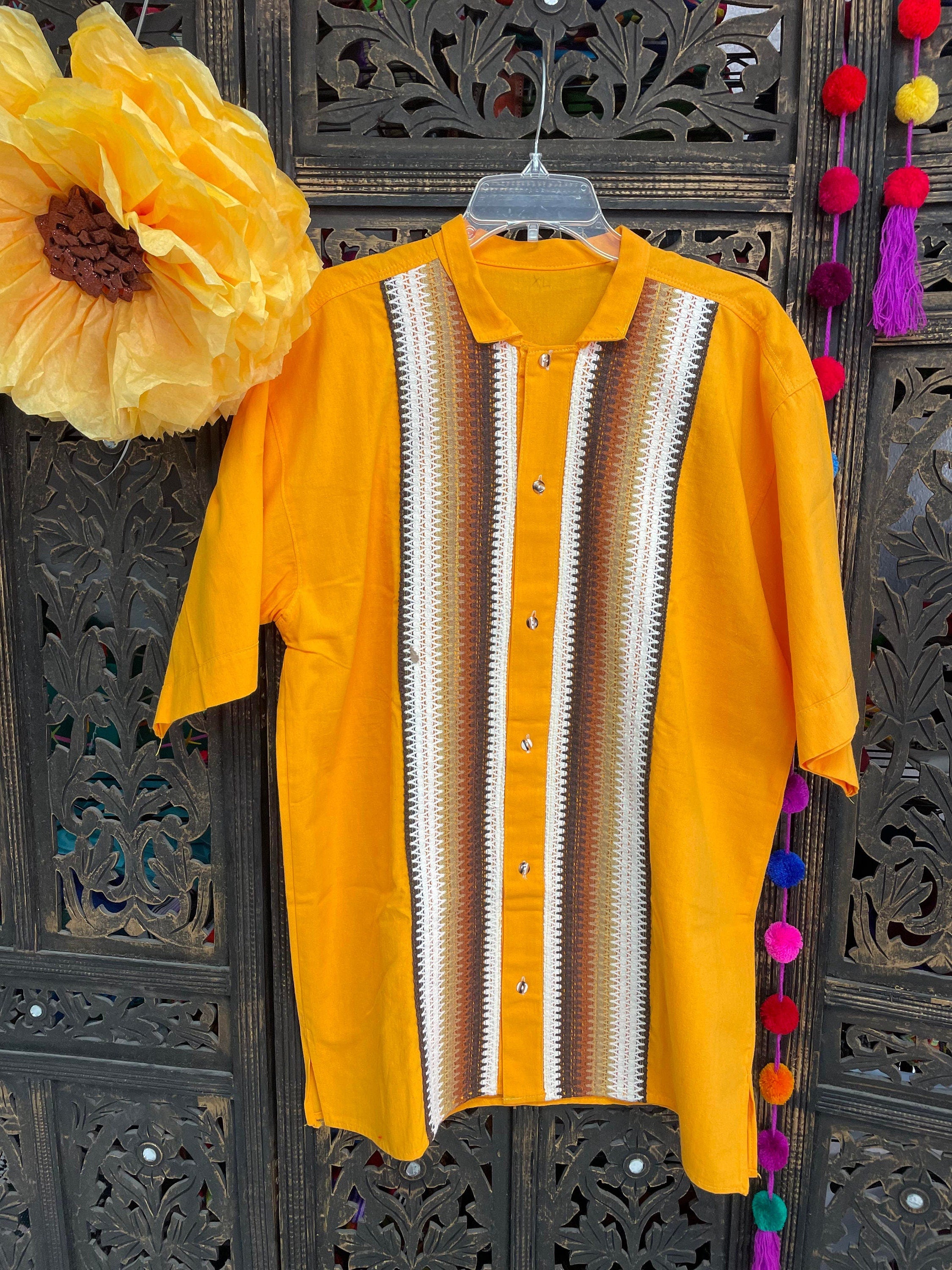 Authentic & Traditional Men’s Guayabera - Made in Yucatán, Mexico - Made by our Mexican Partners