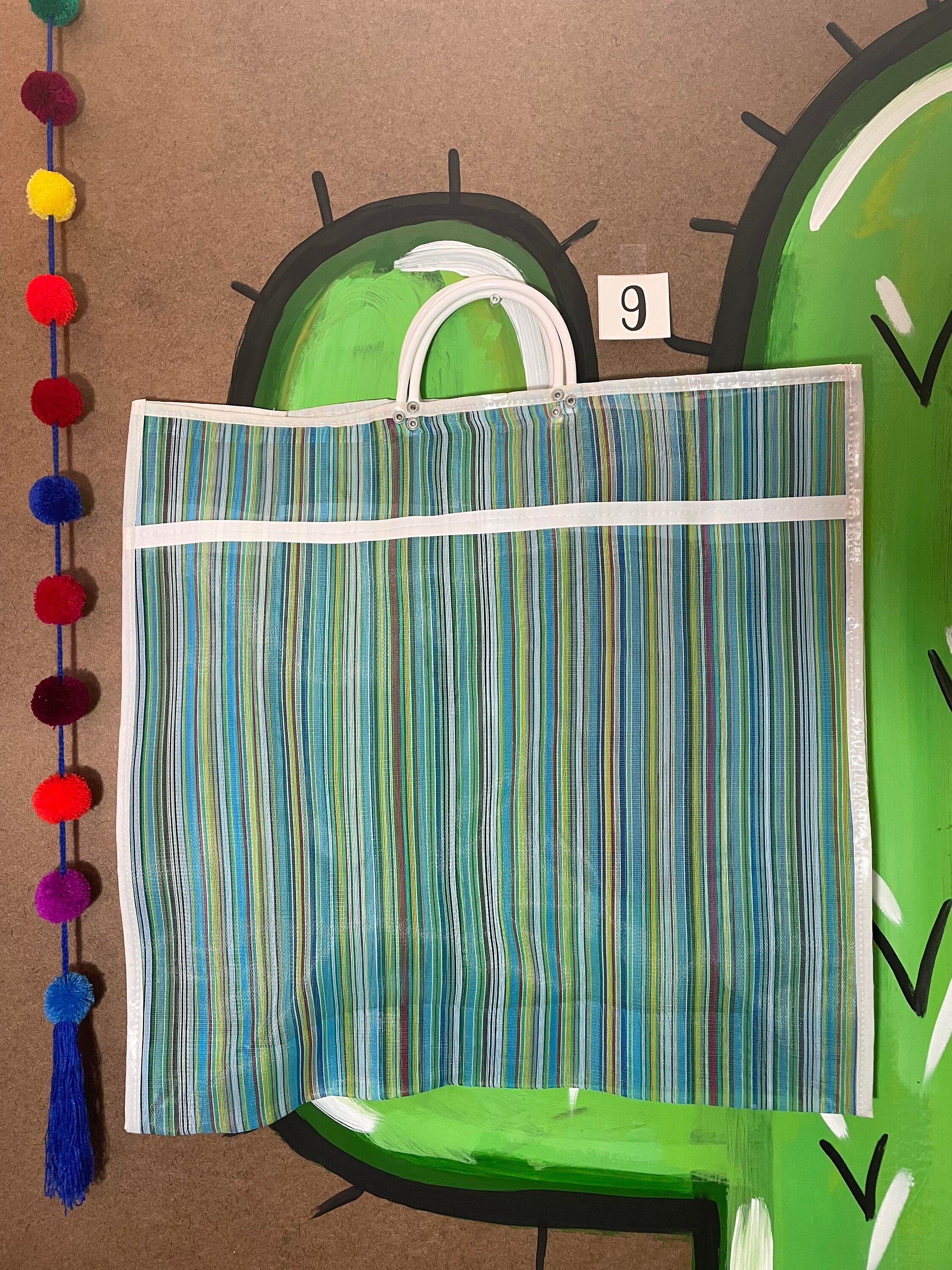 Image of Large Traditional Mexican Bags - Recycled Plastic - Eco Friendly - Laundry Bags