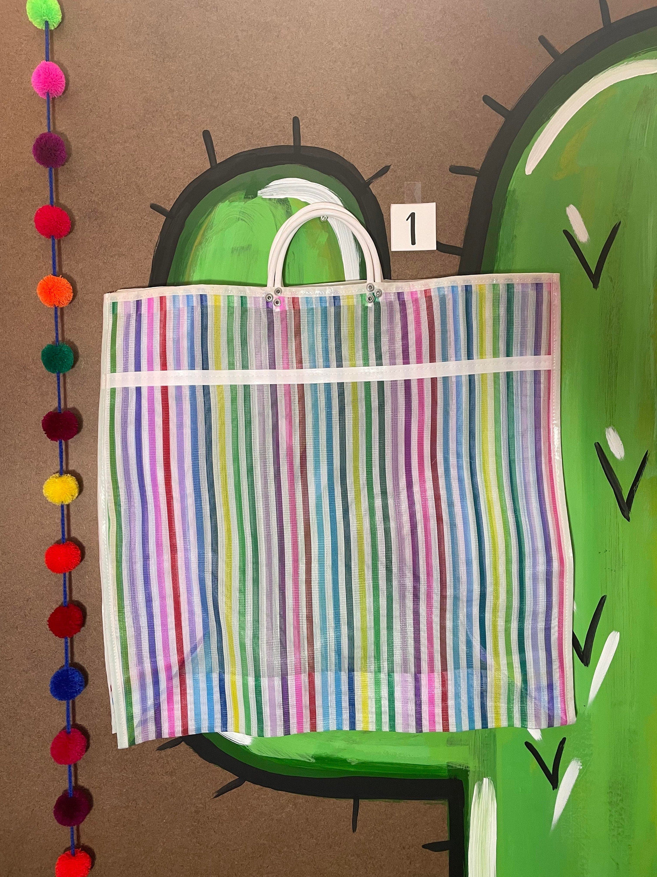 Large Traditional Mexican Bags - Recycled Plastic - Eco Friendly - Laundry Bags