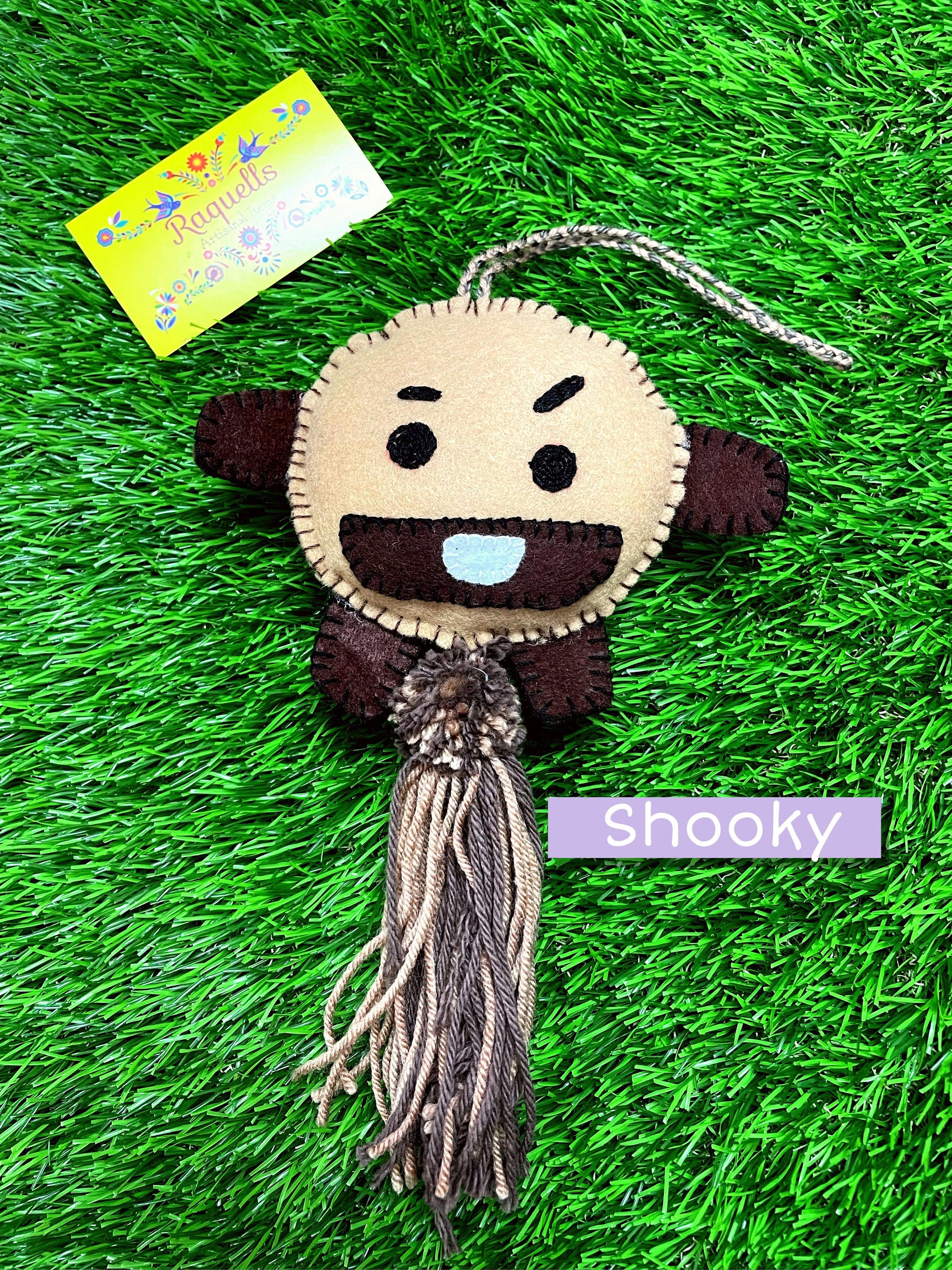 Image of Handmade BTS Felt Characters - BT21 Handmade Charms - Ornament Charms - Car Decor