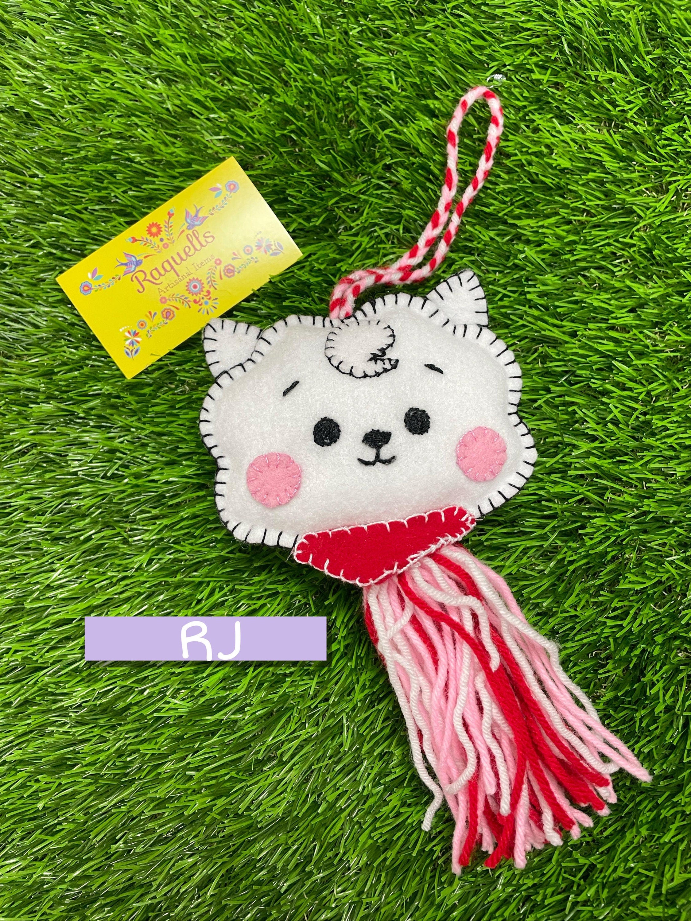 Handmade BTS Felt Characters - BT21 Handmade Charms - Ornament Charms - Car Decor