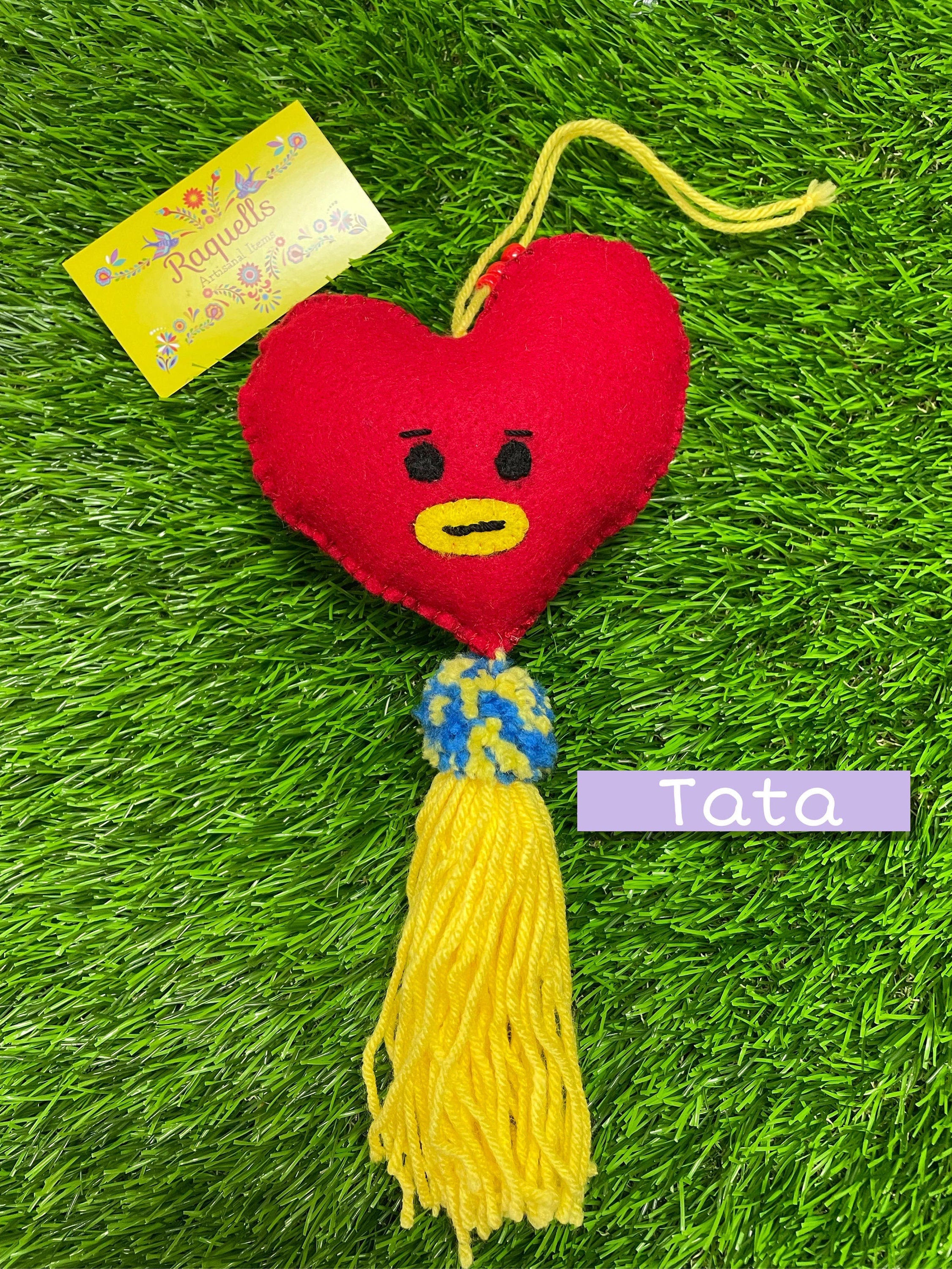 Handmade BTS Felt Characters - BT21 Handmade Charms - Ornament Charms - Car Decor