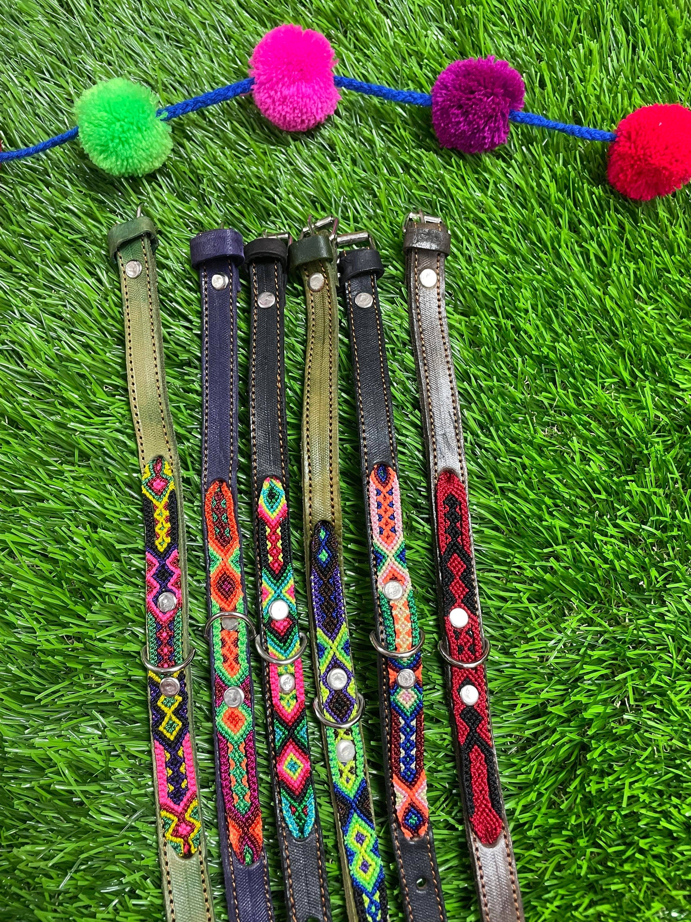 Image of Mexican Small Breed Dog Collars - Artisanal Handmade Dog Collars