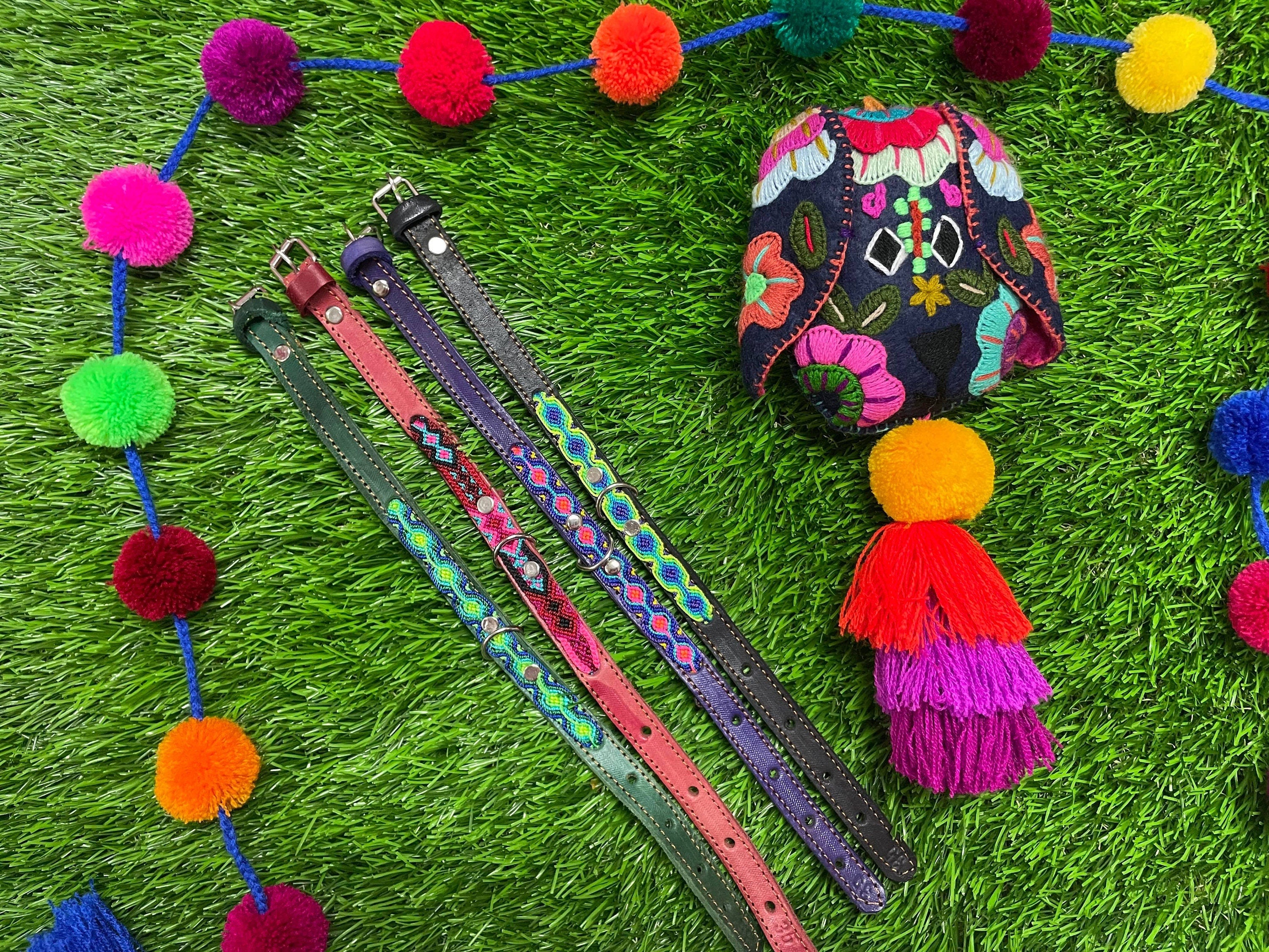 Image of Mexican Small Breed Dog Collars - Artisanal Handmade Dog Collars