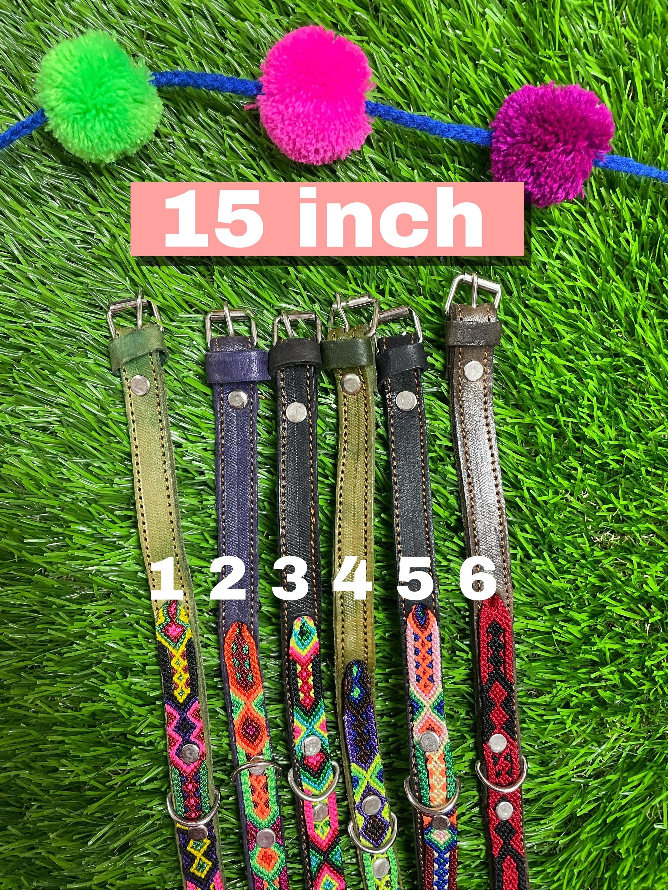 Image of Mexican Small Breed Dog Collars - Artisanal Handmade Dog Collars