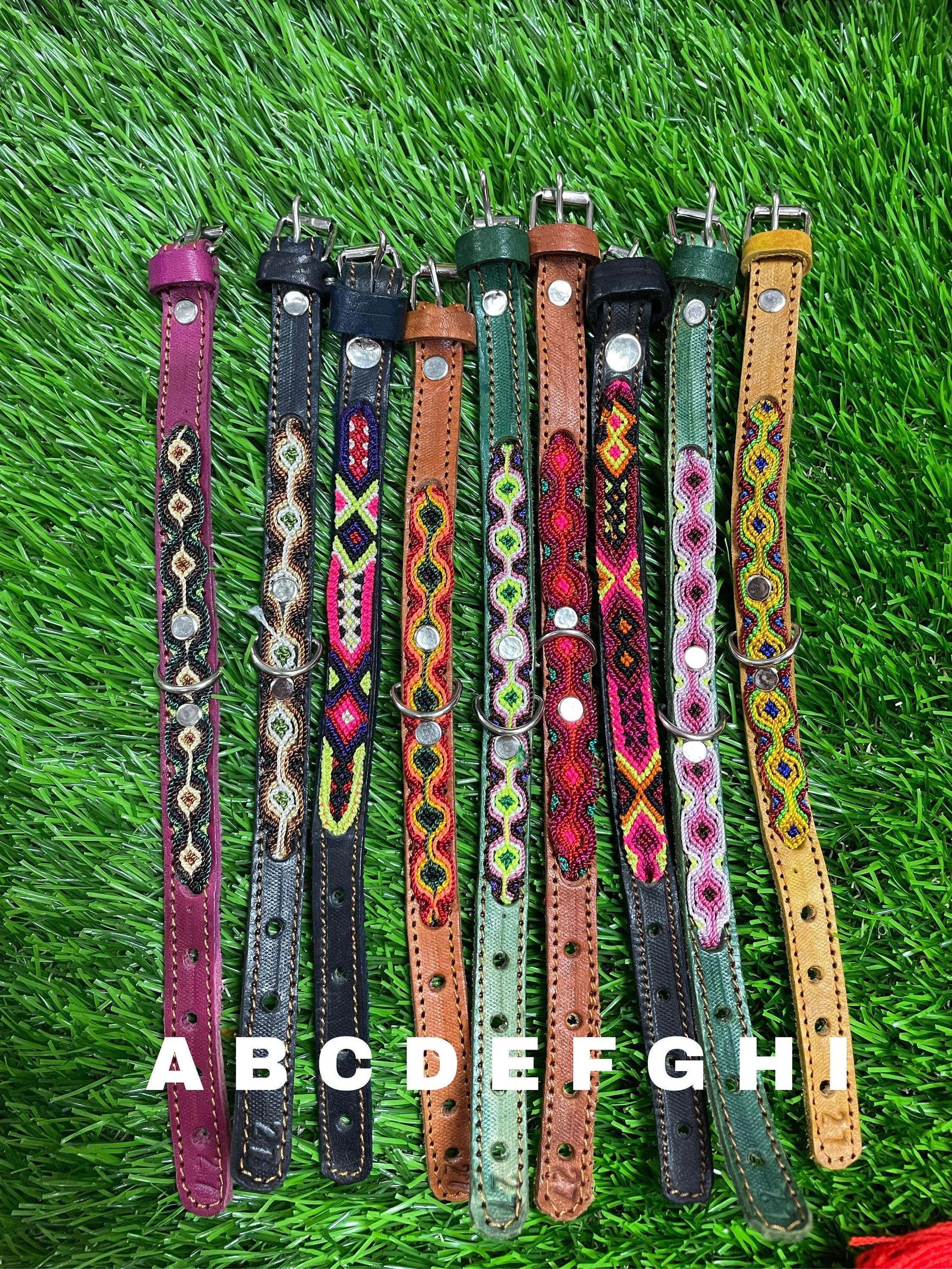 Image of Mexican XS/Small Breed Dog Collars - Artisanal Handmade Dog Collars
