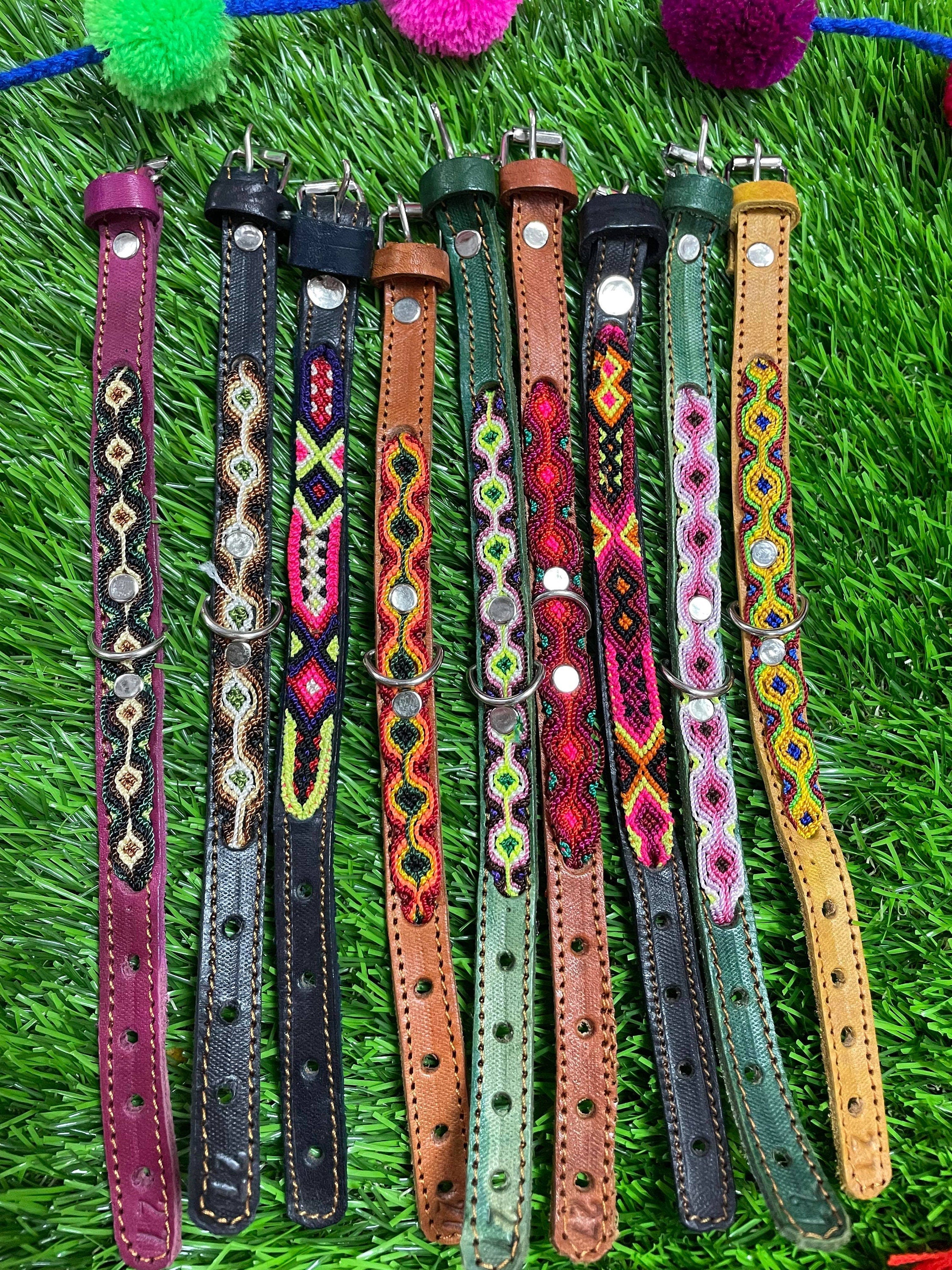 Image of Mexican XS/Small Breed Dog Collars - Artisanal Handmade Dog Collars