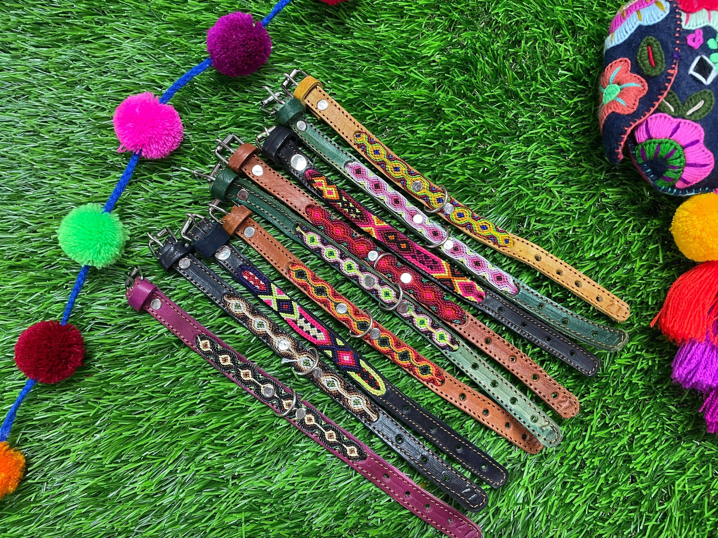 Image of Mexican XS/Small Breed Dog Collars - Artisanal Handmade Dog Collars