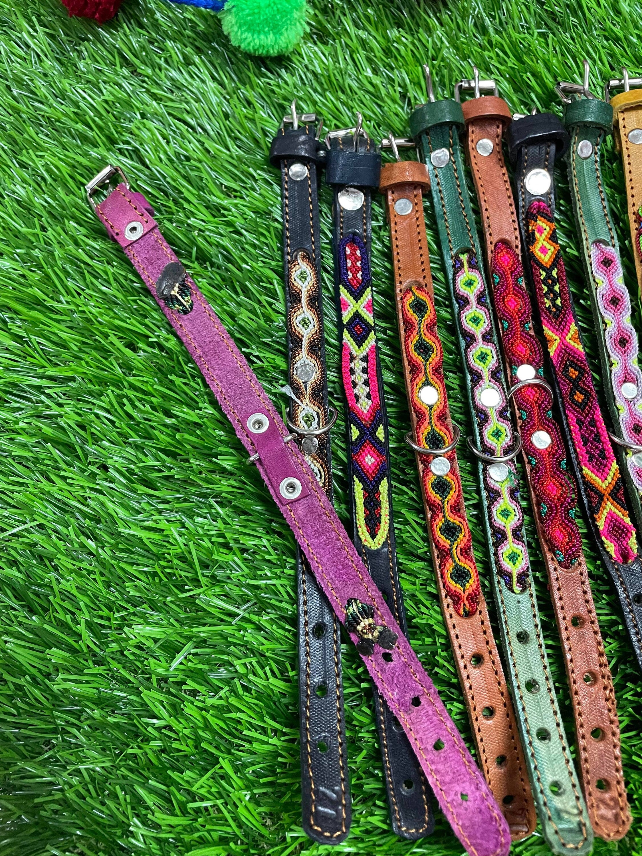 Mexican XS/Small Breed Dog Collars - Artisanal Handmade Dog Collars