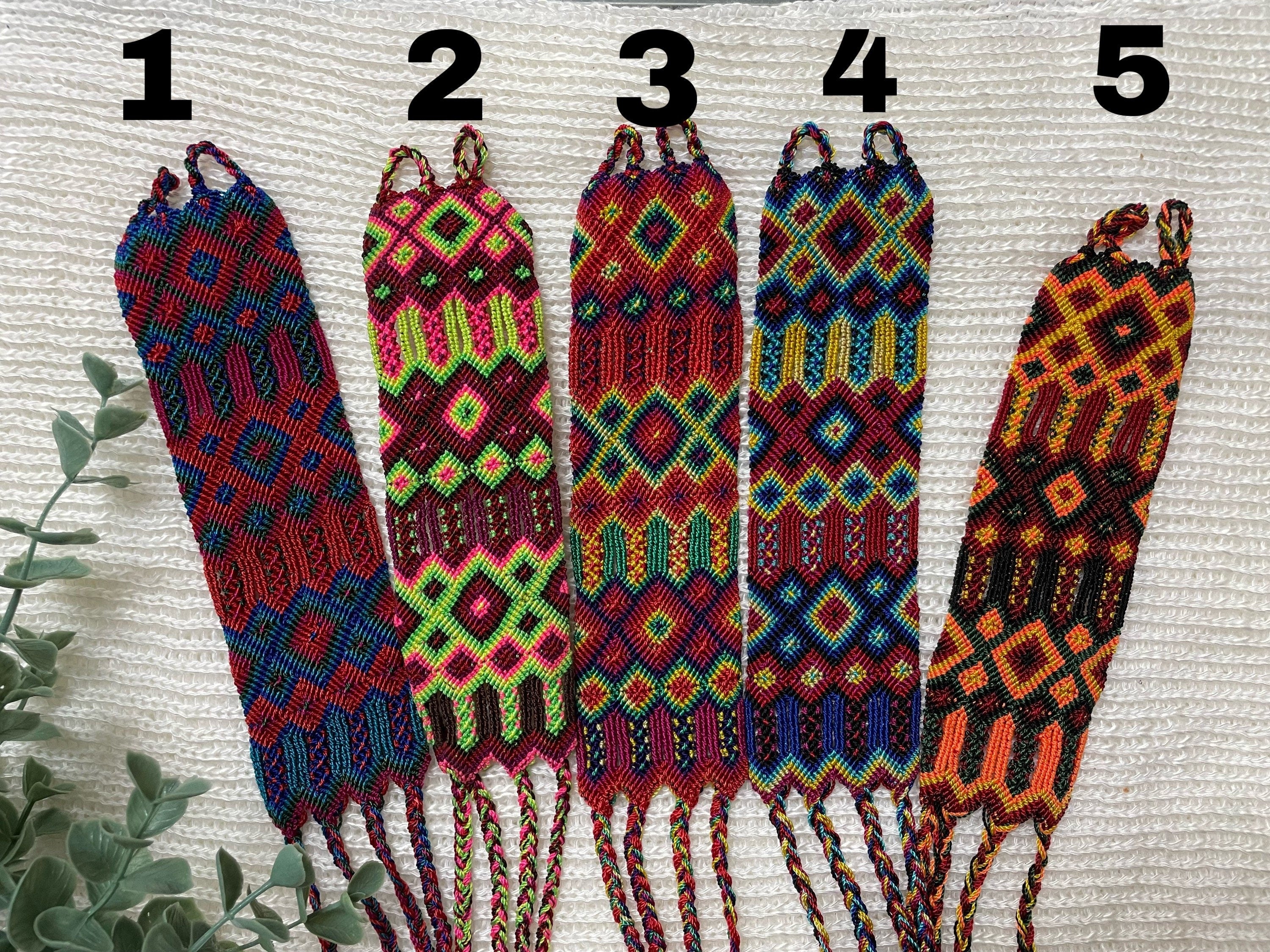 Mexican Handwoven Cuff Friendship Bracelet - Artisan Made Friendship Bracelet
