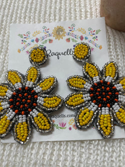 Image of Handmade Beaded Earrings - Artisan Made Earrings