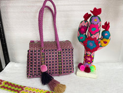 Image of Handwoven Recycled Plastic Bag - Artisan Made Bag from Chiapas, Mexico