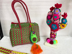 Image of Handwoven Recycled Plastic Bag - Artisan Made Bag from Chiapas, Mexico