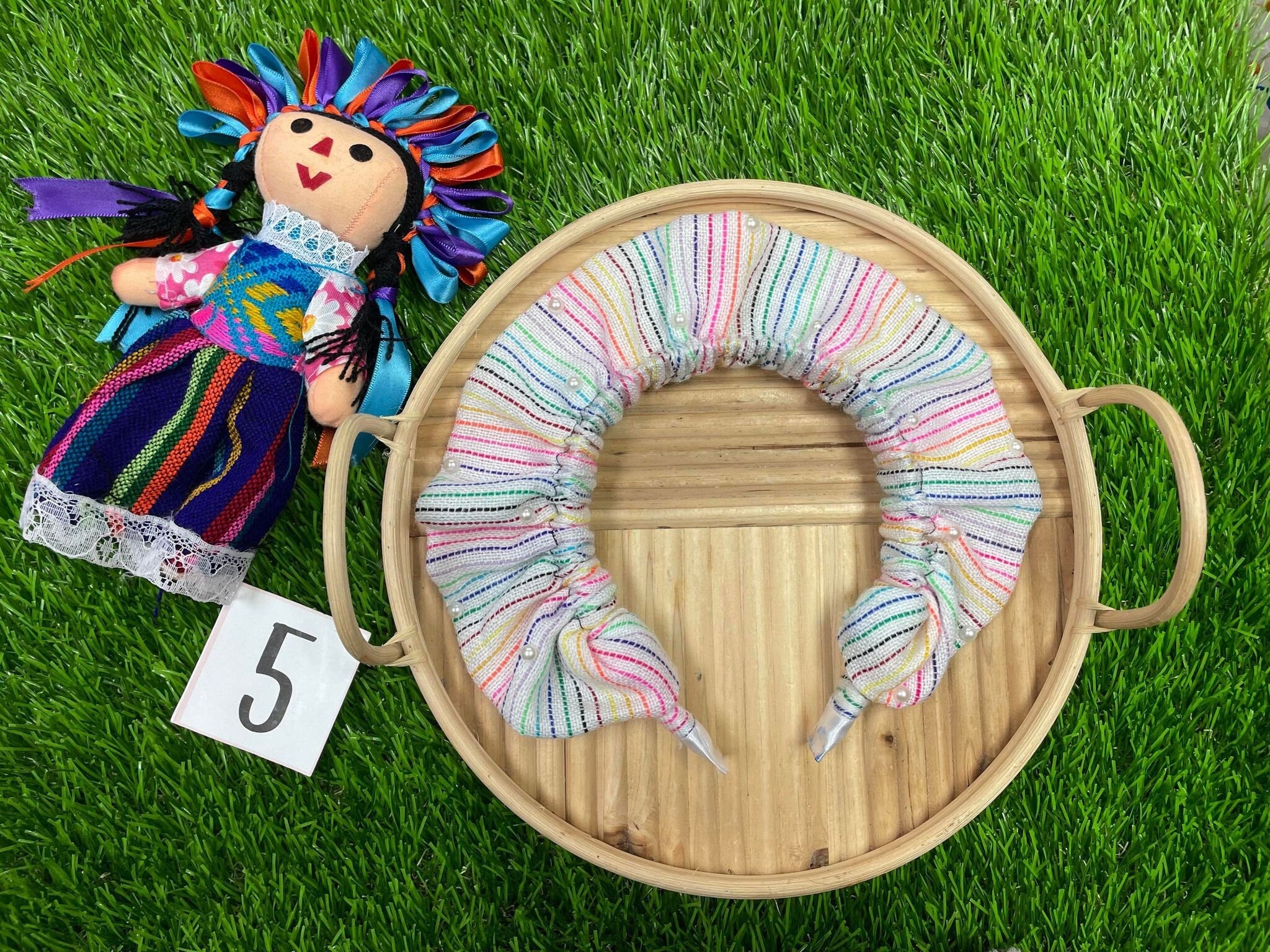 Image of Handmade Lele Headbands - Artisanal Fabric - Artisan Made Headbands - Handcrafted Headbands