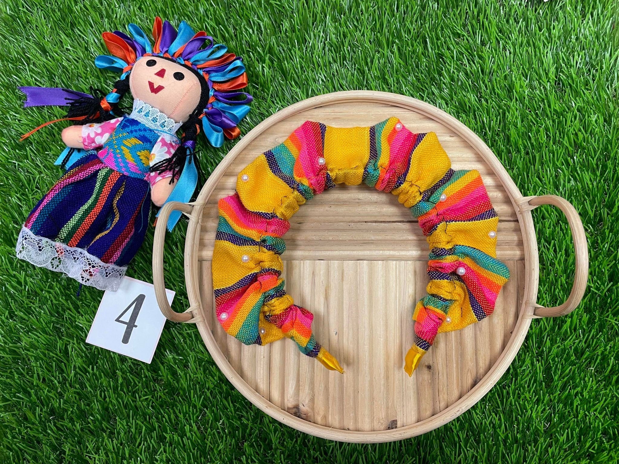 Image of Handmade Lele Headbands - Artisanal Fabric - Artisan Made Headbands - Handcrafted Headbands