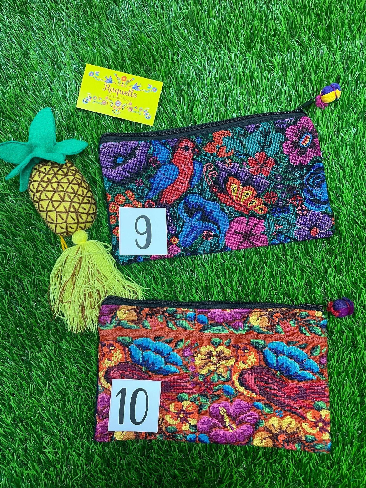 Image of Mexican Embroidered Cosmetic Bag