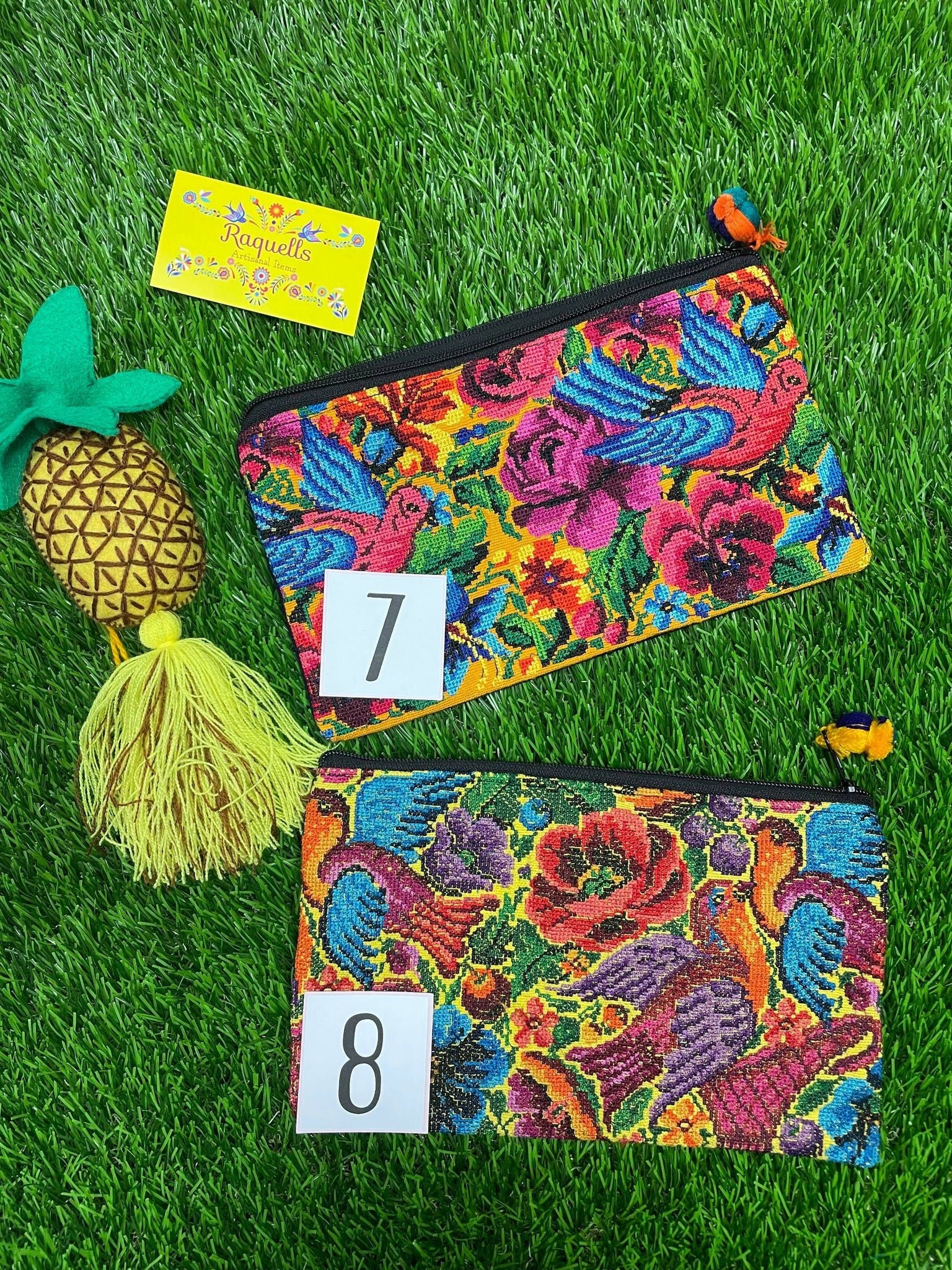 Image of Mexican Embroidered Cosmetic Bag