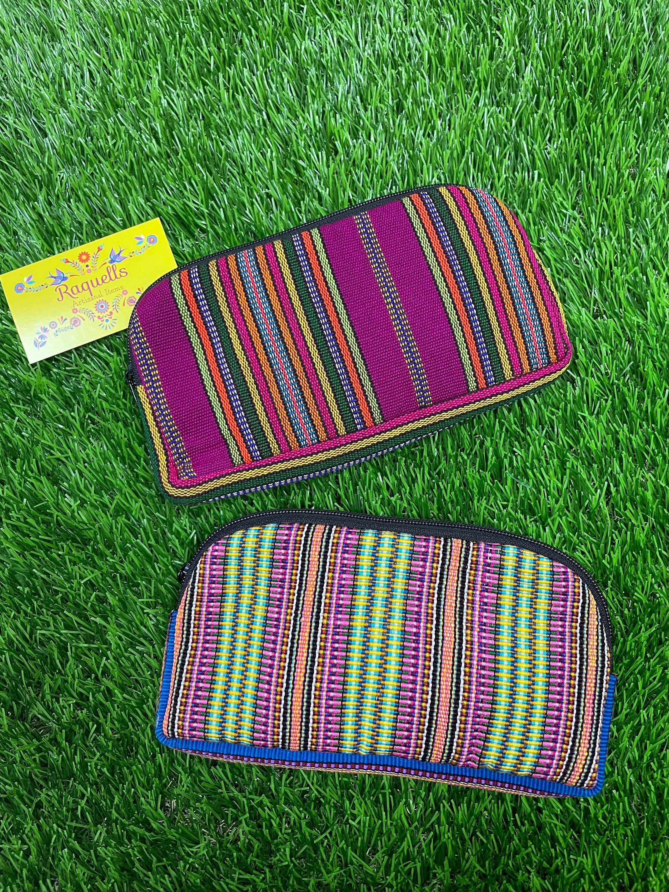 Image of Artisanal Handmade and Handwoven Two-Sided Makeup Bag, Beautiful & Authentic Gift made from our Chiapas Mexican Partners