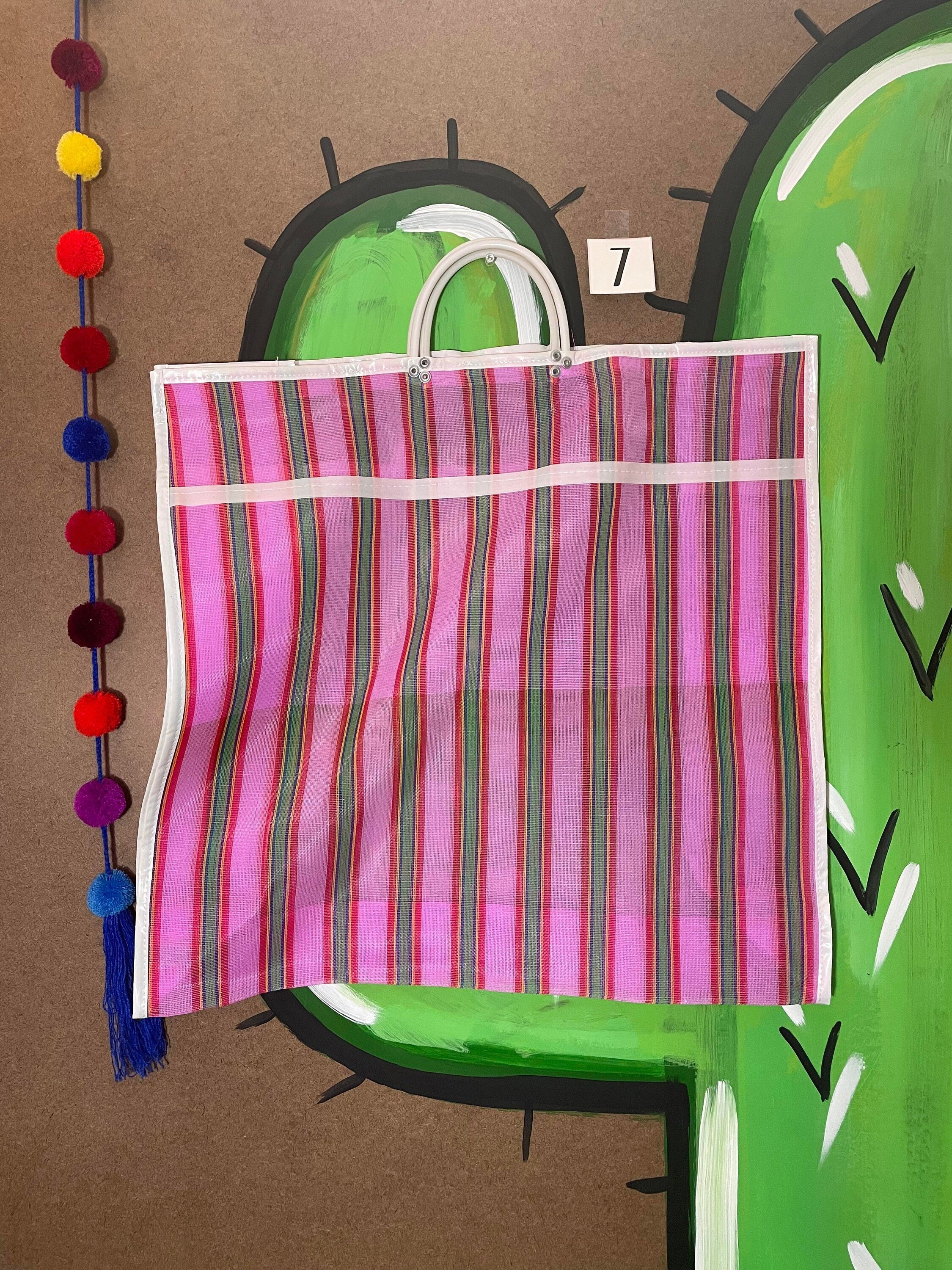 Image of Large Traditional Mexican Bags - Recycled Plastic - Eco Friendly - Laundry Bags