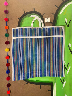Image of Large Traditional Mexican Bags - Recycled Plastic - Eco Friendly - Laundry Bags