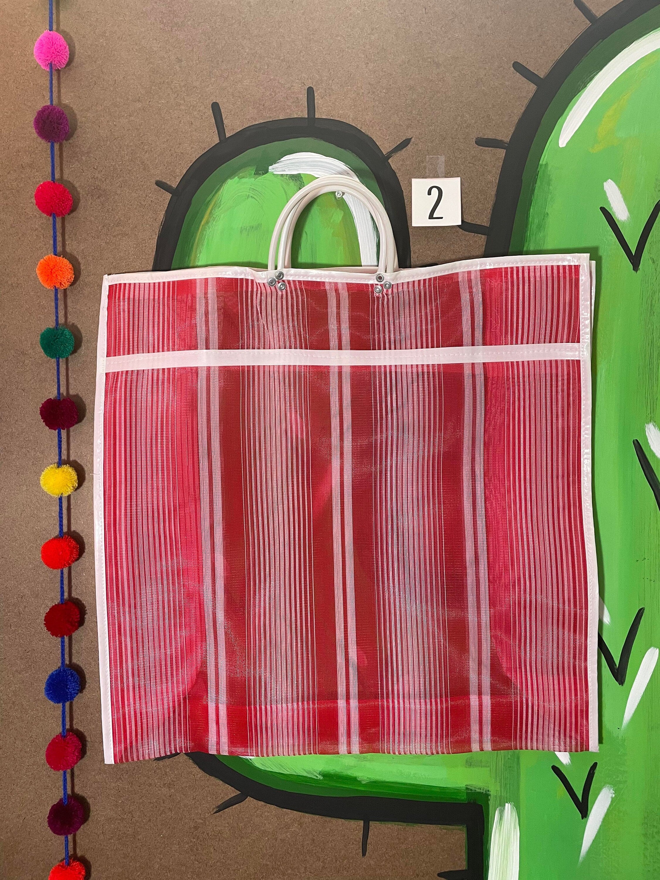 Image of Large Traditional Mexican Bags - Recycled Plastic - Eco Friendly - Laundry Bags