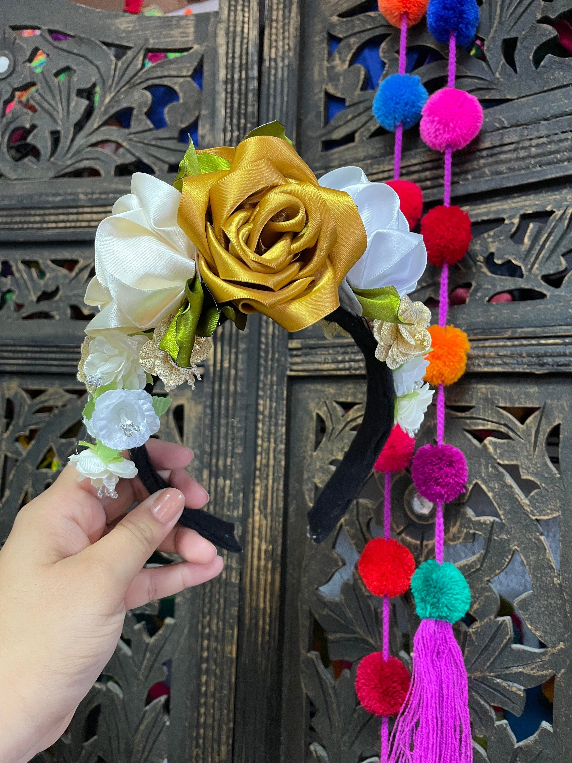 Image of Beautiful Handmade Mexican Embroidered Halloween Dress - Loose Fit Dress - Small/Medium