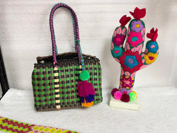 Image of Handwoven Recycled Plastic Bag - Artisan Made Bag from Chiapas, Mexico