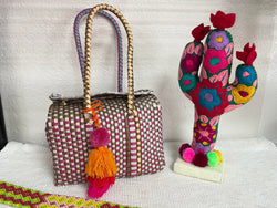 Image of Handwoven Recycled Plastic Bag - Artisan Made Bag from Chiapas, Mexico