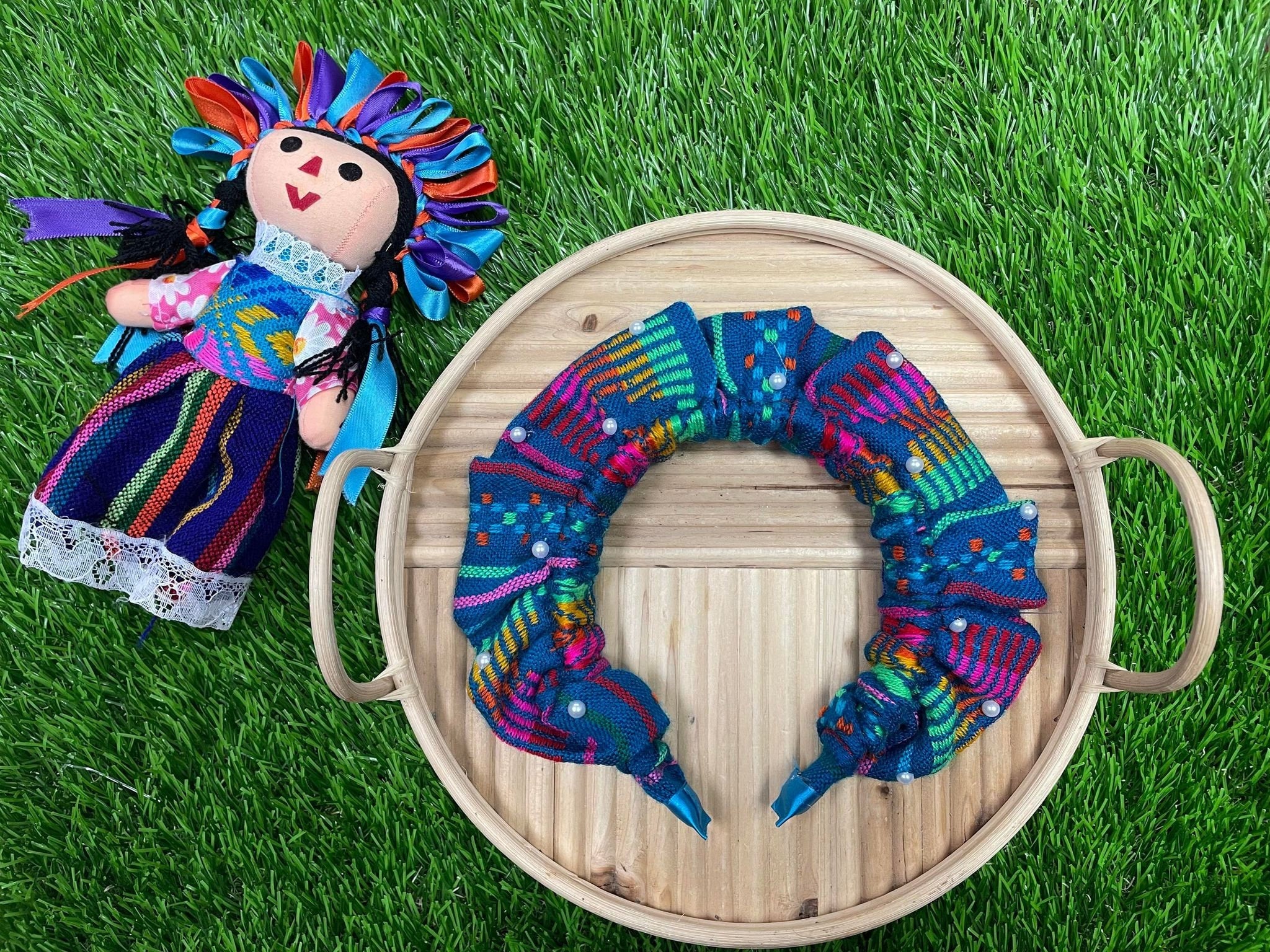 Image of Handmade Lele Headbands - Artisanal Fabric - Artisan Made Headbands - Handcrafted Headbands