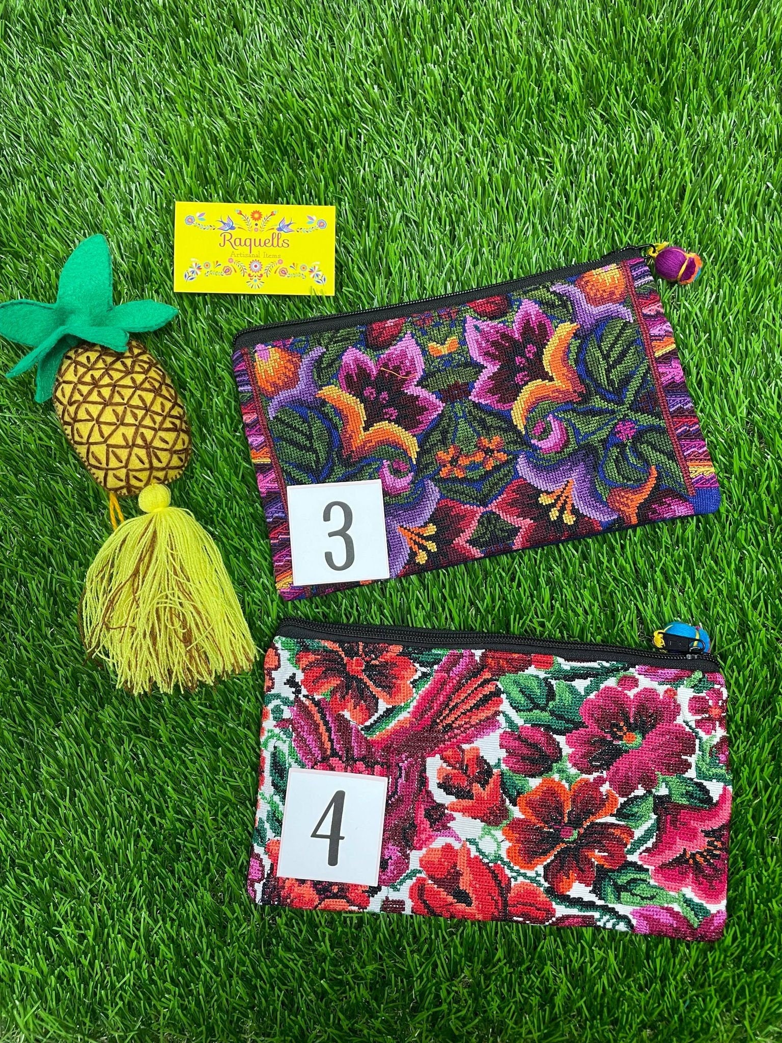 Image of Mexican Embroidered Cosmetic Bag