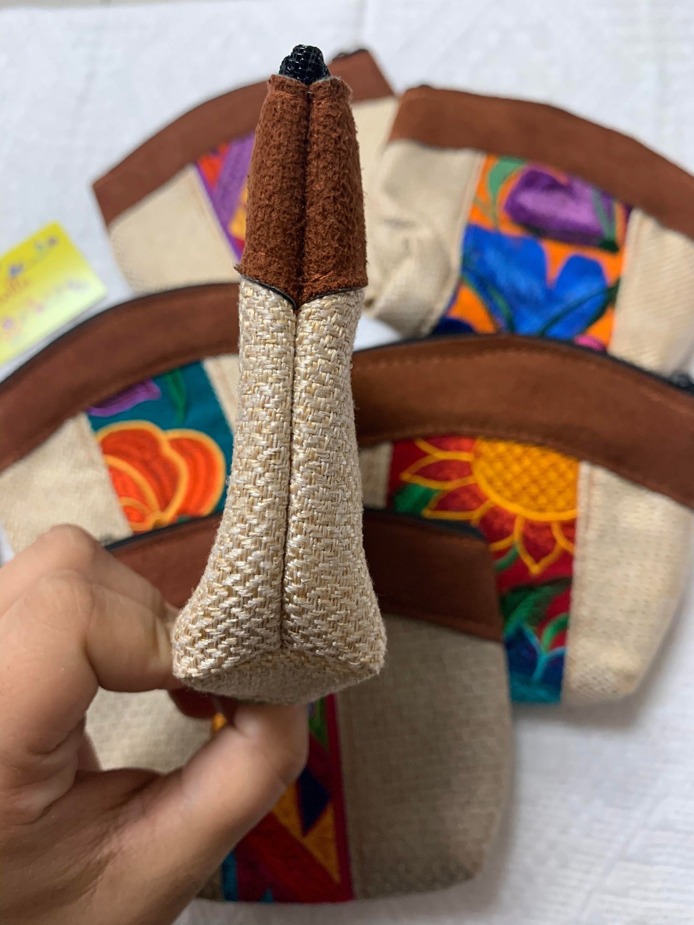 Image of Cute Handmade Coin Bags - Embroidered Coin Bags - Mexican Style Bags