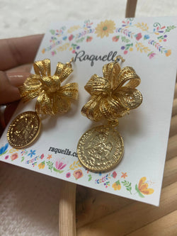 Image of Gold Plated Statement Earrings