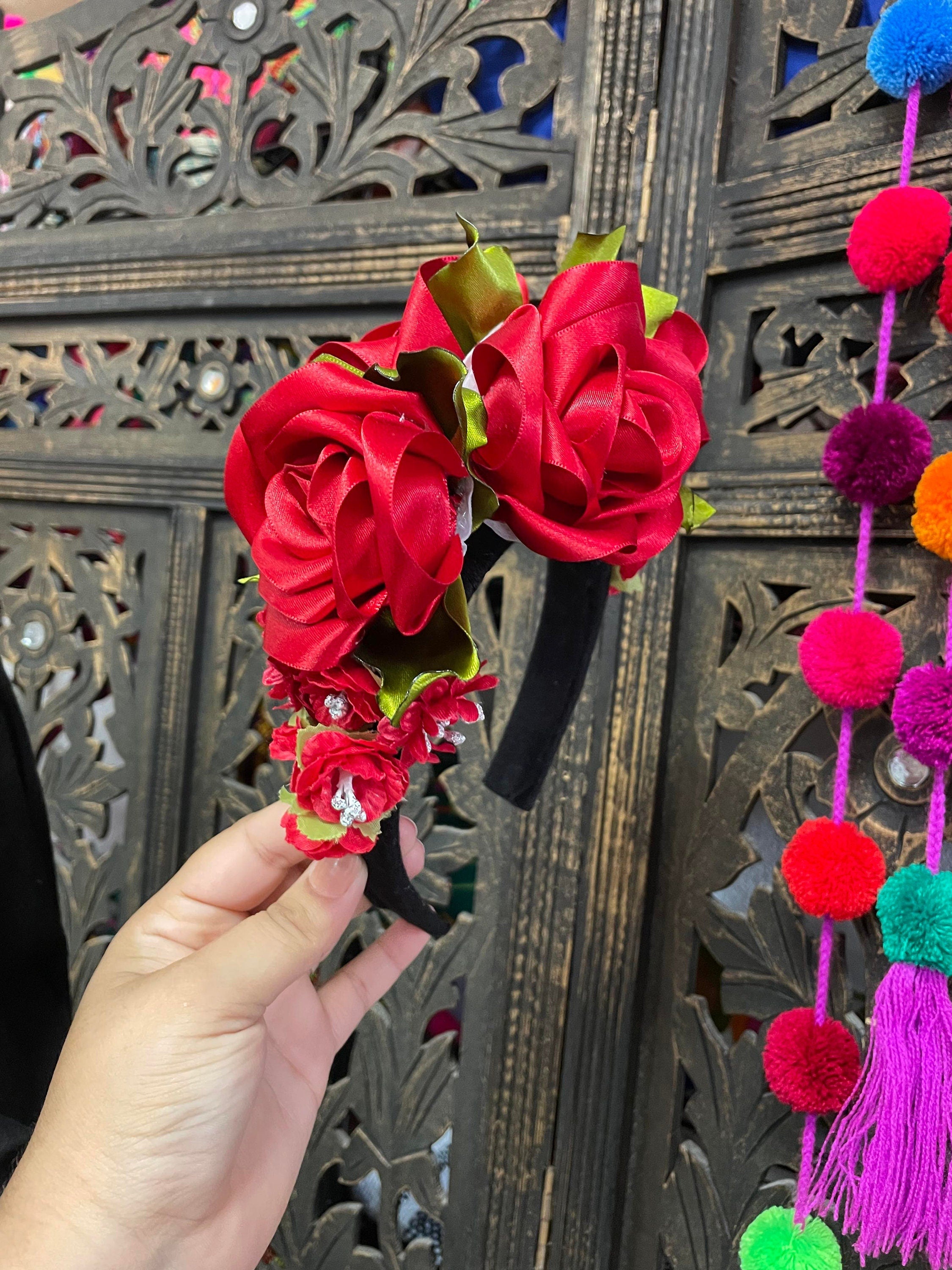 Image of Beautiful Handmade Mexican Embroidered Halloween Dress - Loose Fit Dress - Small/Medium