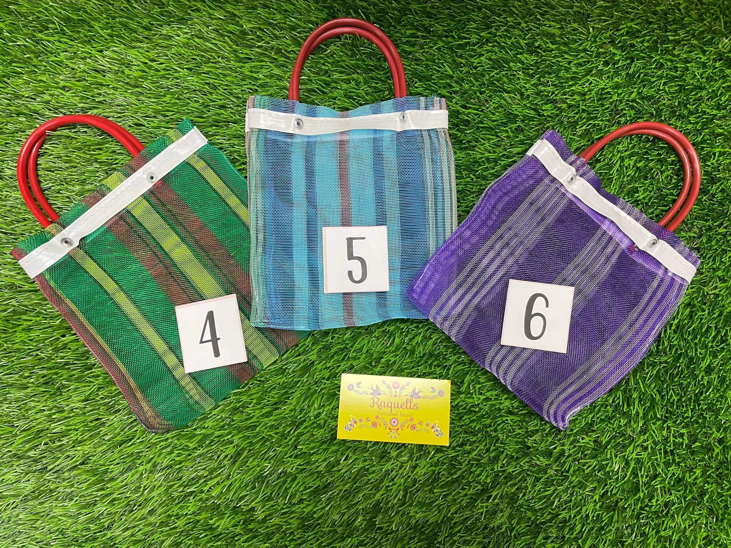 Mexican Favor Bags - Party Bags - Lotería Bags - Recycled Plastic - Eco Friendly - Candy Bags