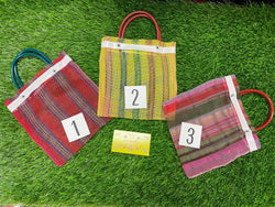 Image of Mexican Favor Bags - Party Bags - Lotería Bags - Recycled Plastic - Eco Friendly - Candy Bags
