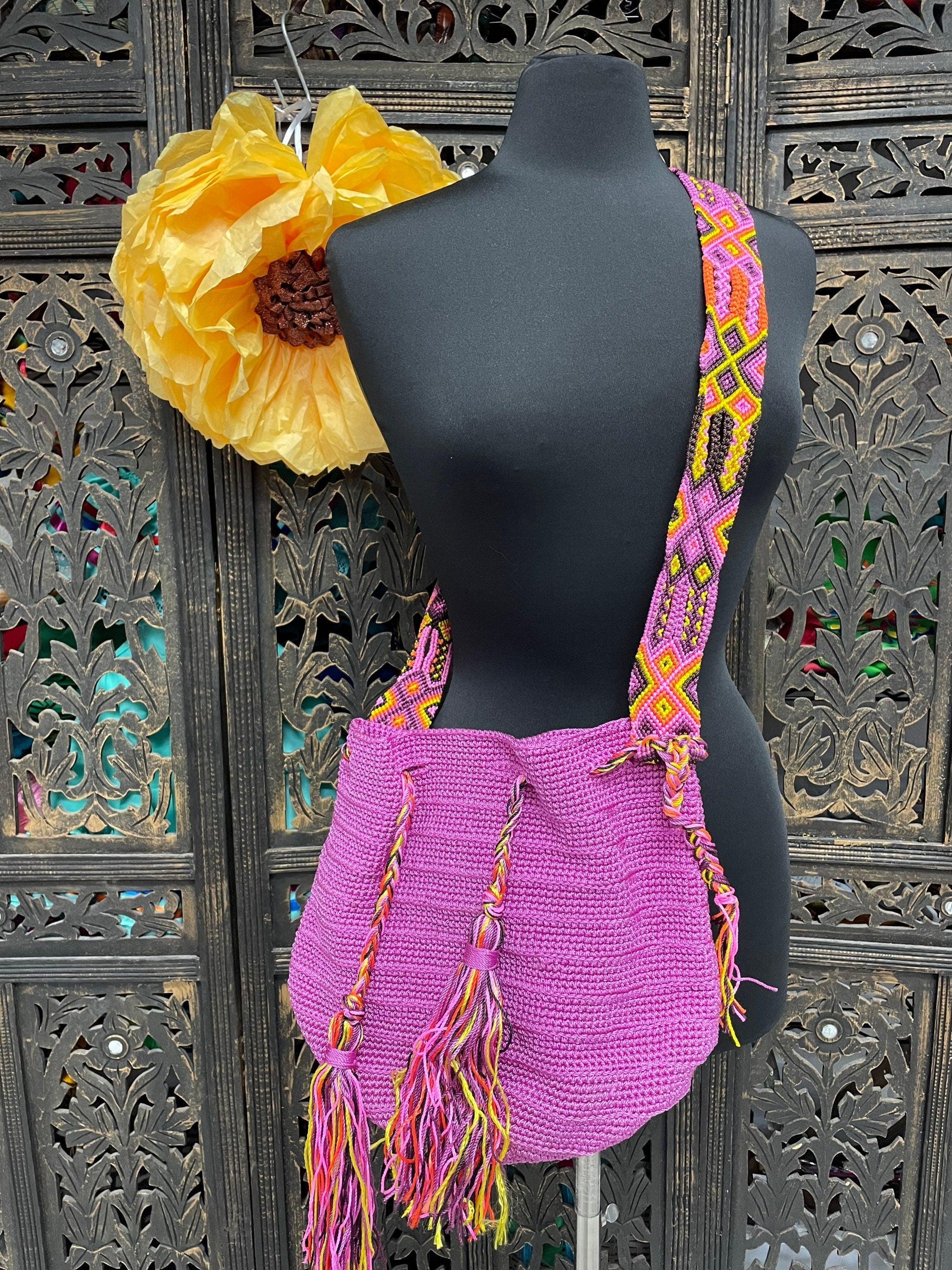 Image of Handwoven Artisanal Tote Bag - Boho Bag